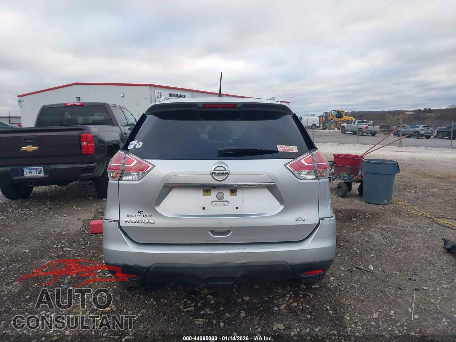 NISSAN ROGUE 2016 - KNMAT2MT8GP736200