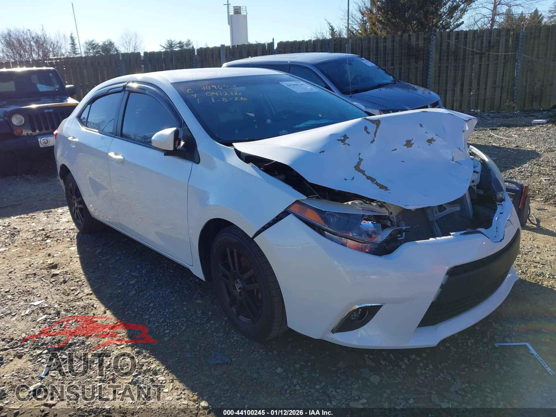 TOYOTA COROLLA 2014 - 5YFBPRHE1EP041212