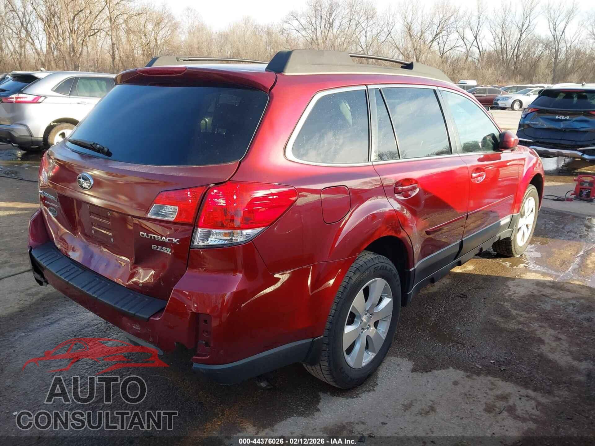 SUBARU OUTBACK 2012 - 4S4BRBGC3C3268193