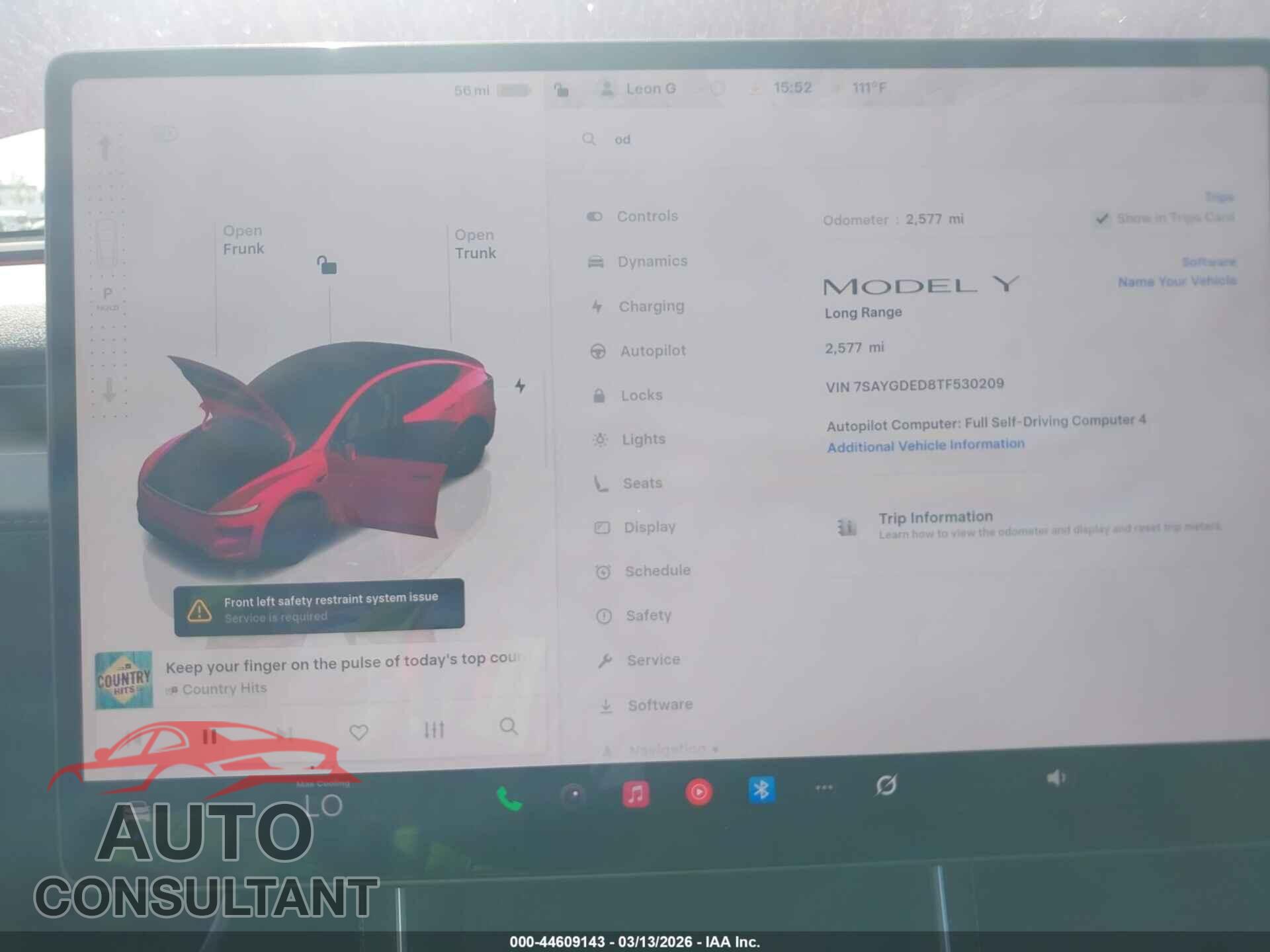 TESLA MODEL Y 2026 - 7SAYGDED8TF530209