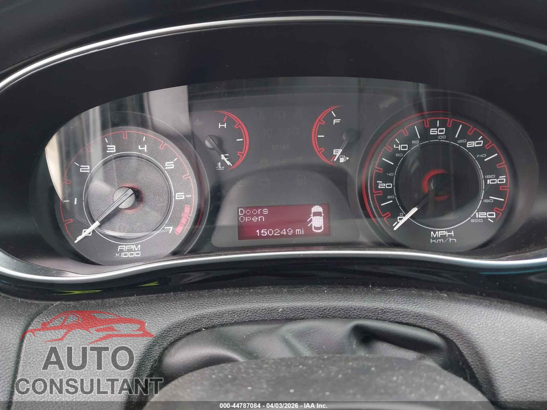 DODGE DART 2013 - 1C3CDFBH2DD156499