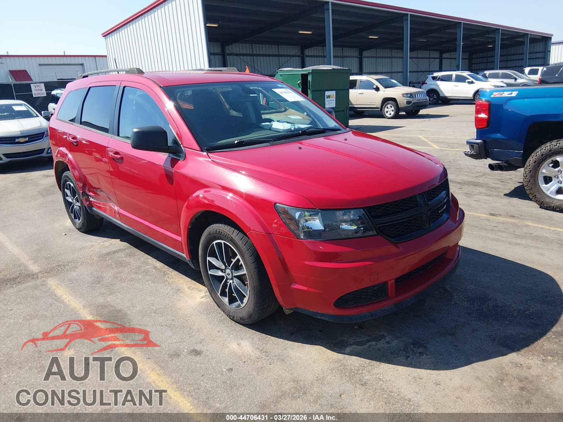 DODGE JOURNEY 2018 - 3C4PDCAB7JT509611