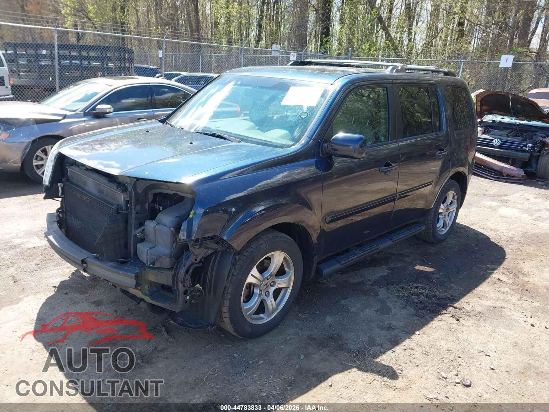 HONDA PILOT 2012 - 5FNYF3H58CB036351