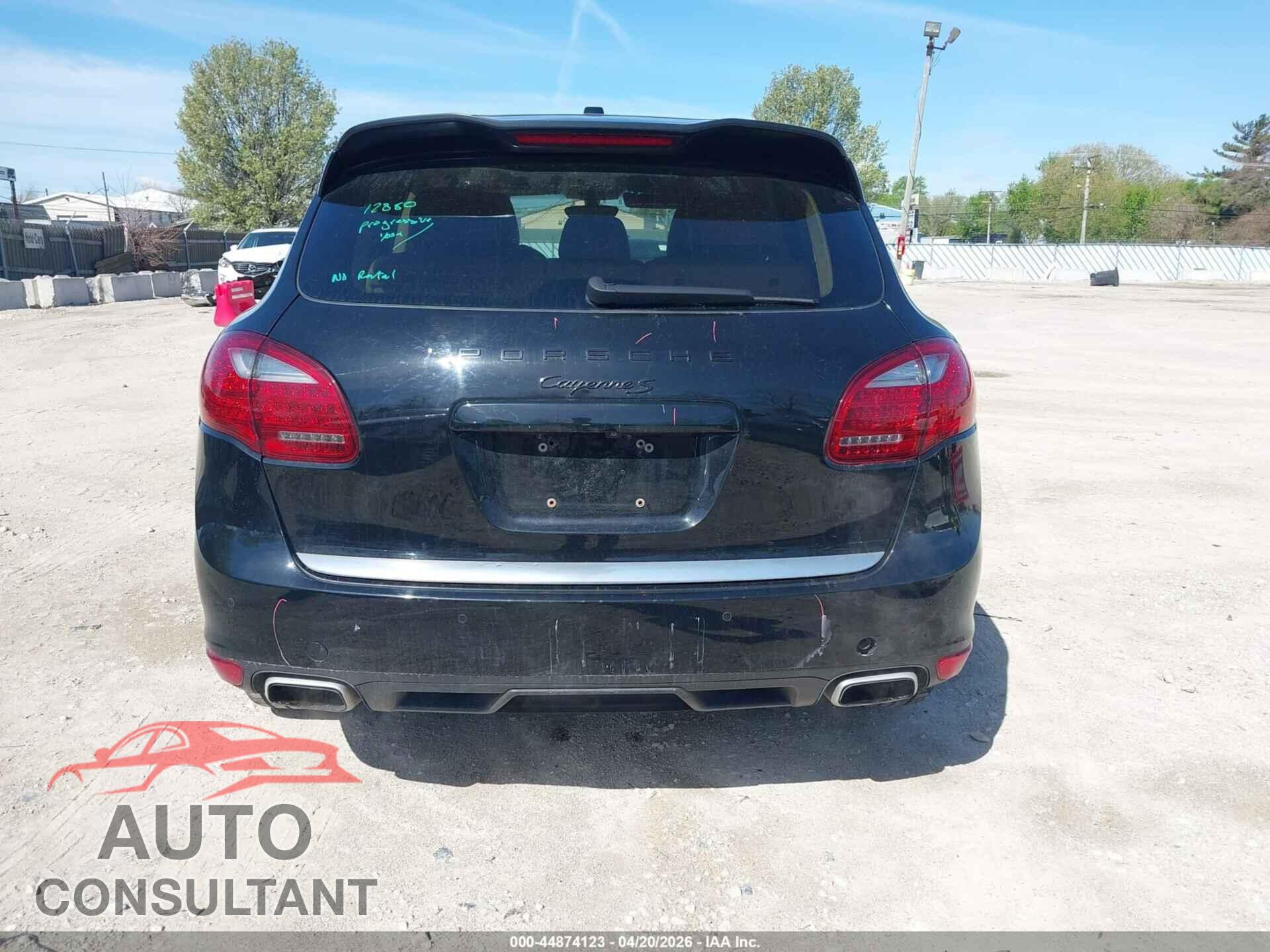 PORSCHE CAYENNE 2011 - WP1AB2A28BLA47206