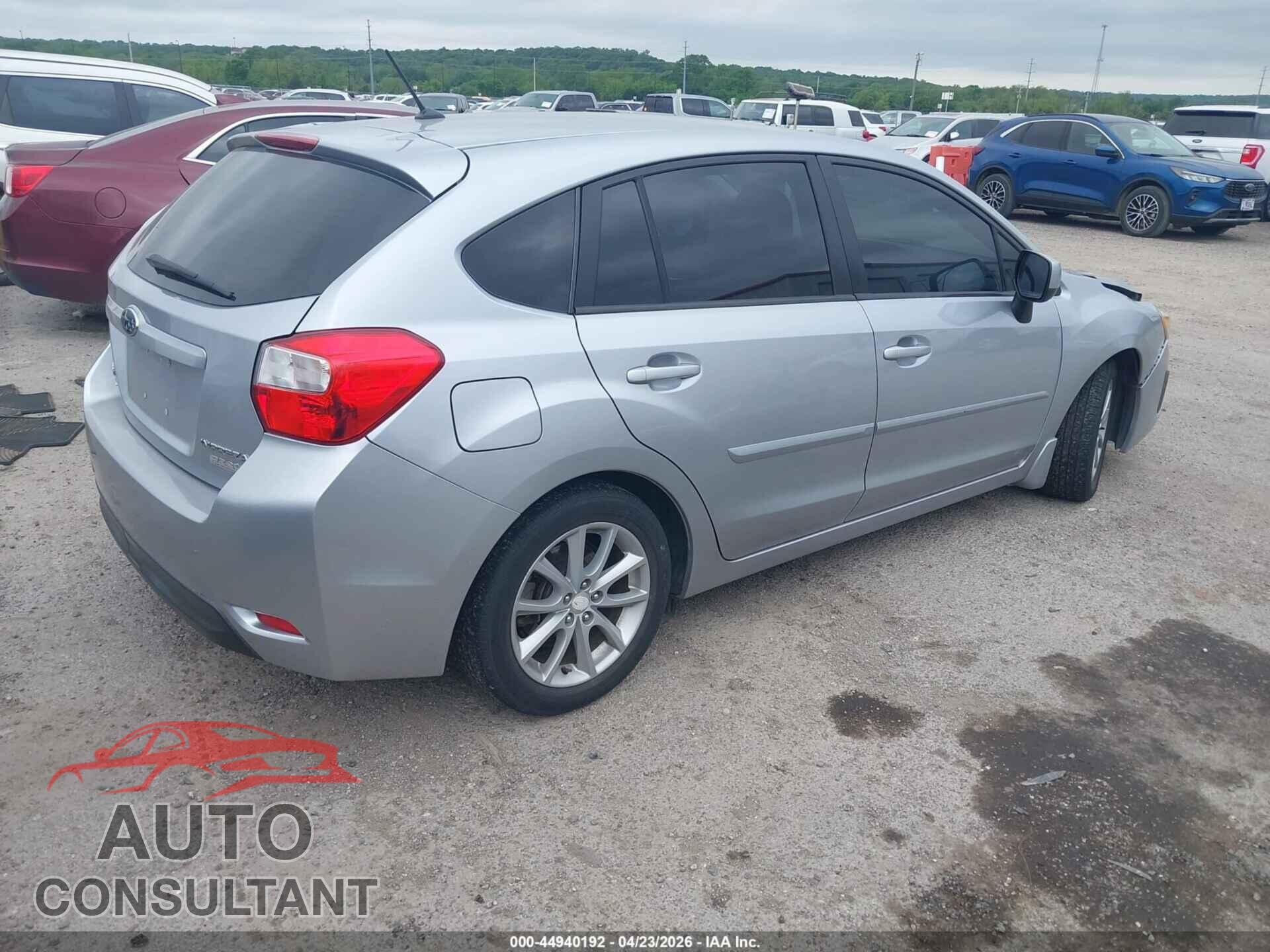 SUBARU IMPREZA 2012 - JF1GPAC68CH209773