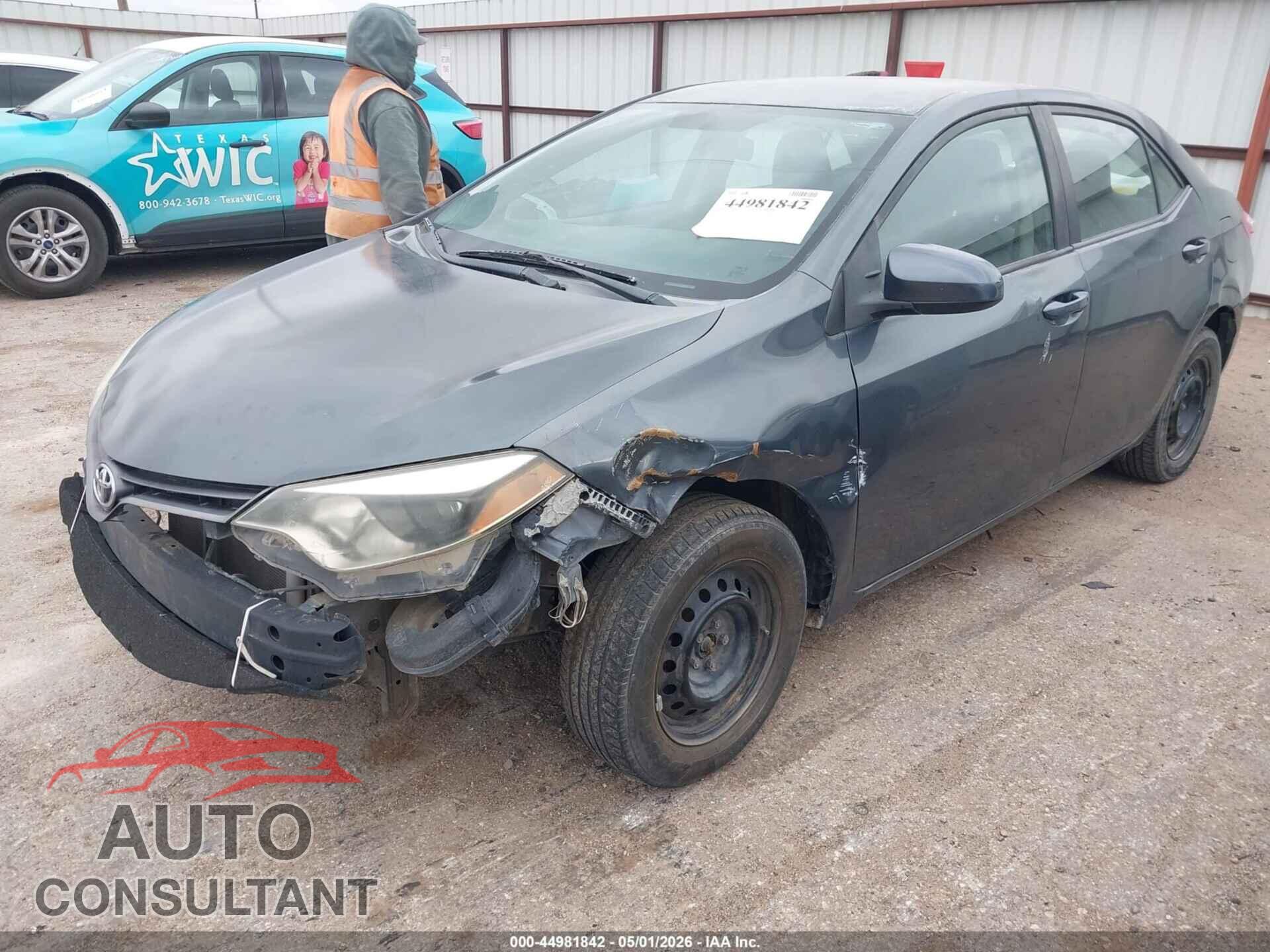 TOYOTA COROLLA 2014 - 5YFBURHEXEP082995