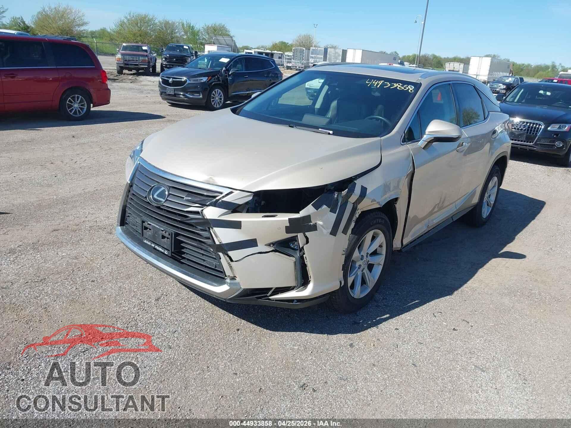 LEXUS RX 350 2017 - 2T2BZMCA1HC080433