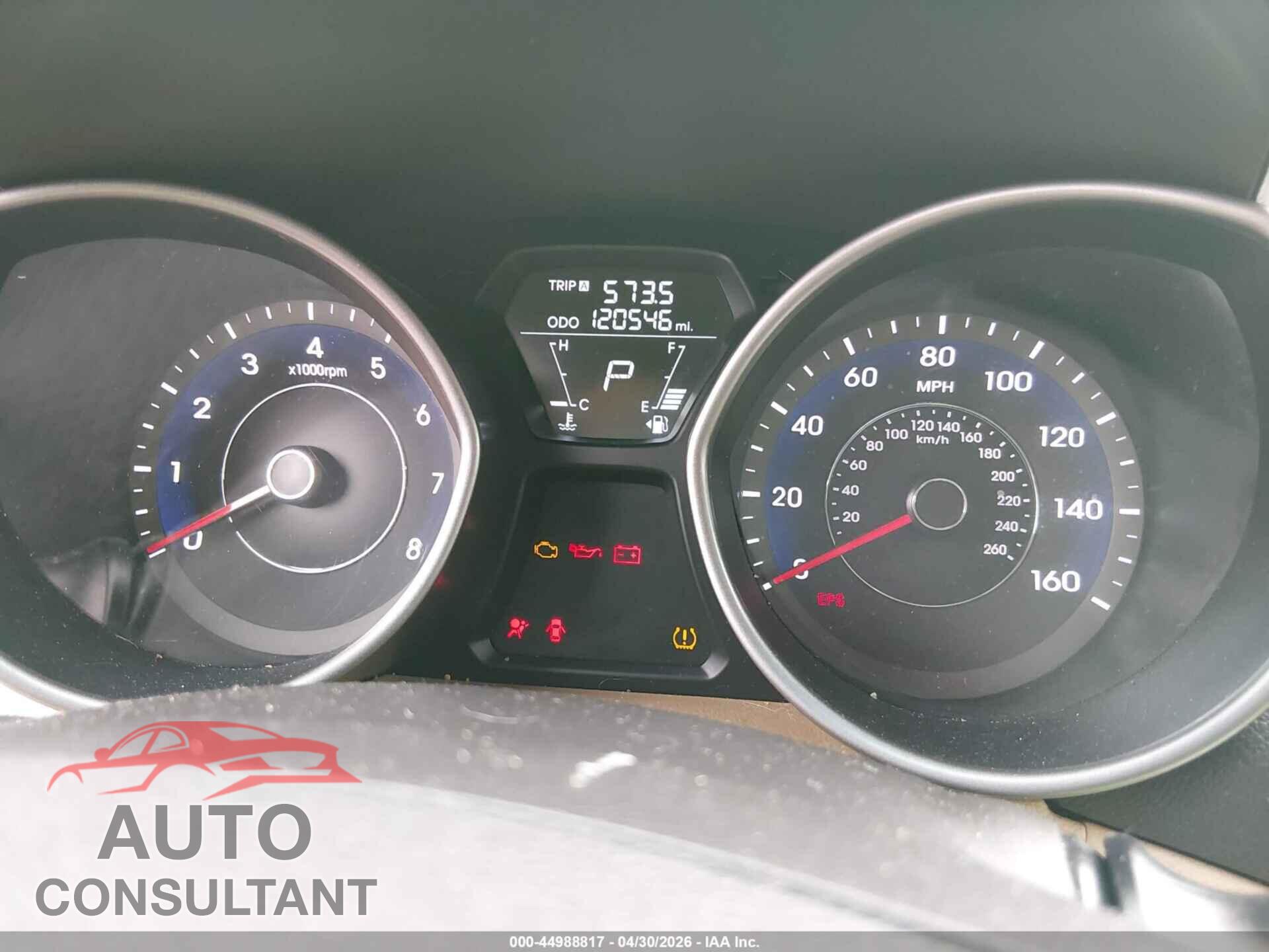 HYUNDAI ELANTRA 2013 - 5NPDH4AE3DH224724