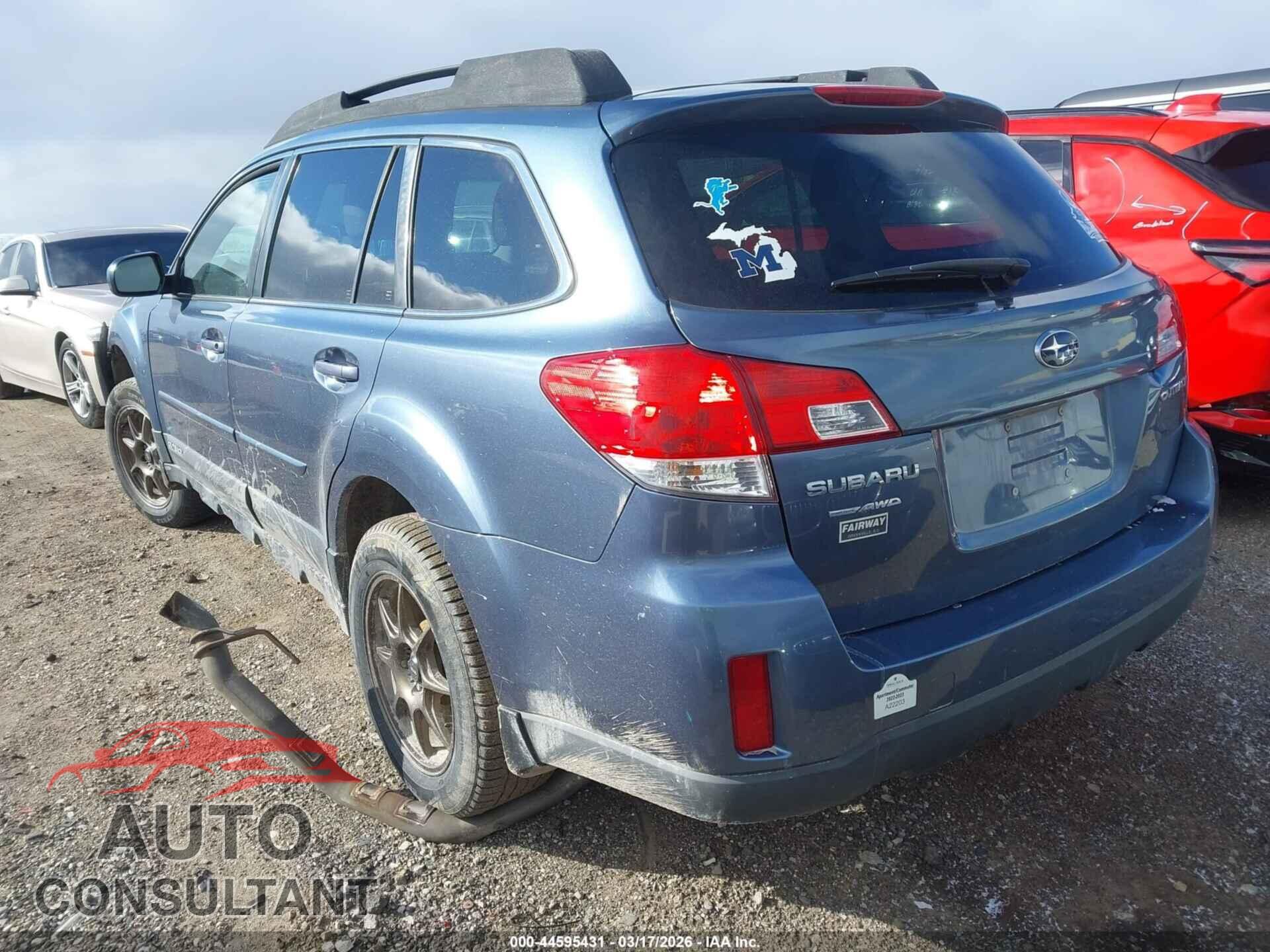 SUBARU OUTBACK 2013 - 4S4BRCCC8D3252150