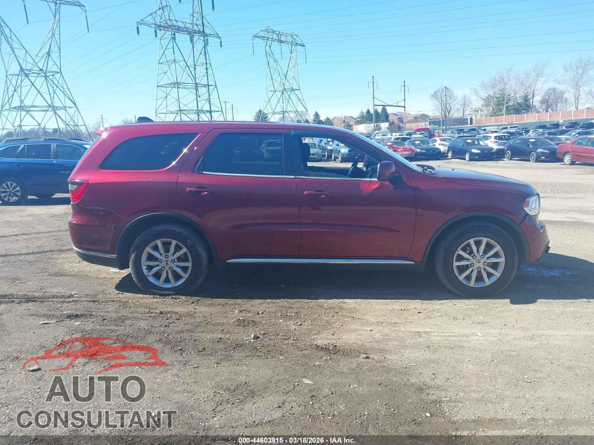 DODGE DURANGO 2019 - 1C4RDHAG2KC604334