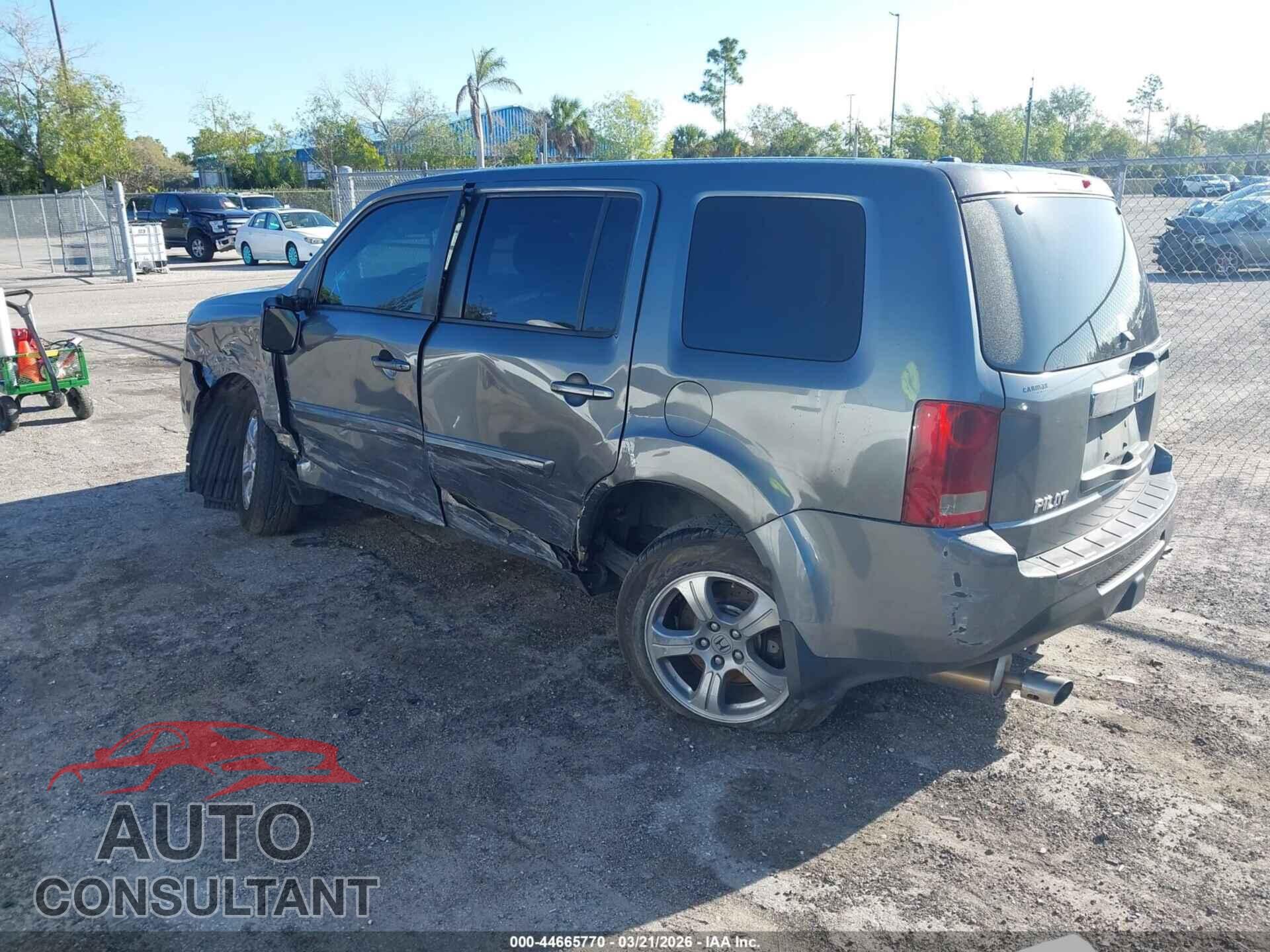 HONDA PILOT 2012 - 5FNYF3H76CB006850