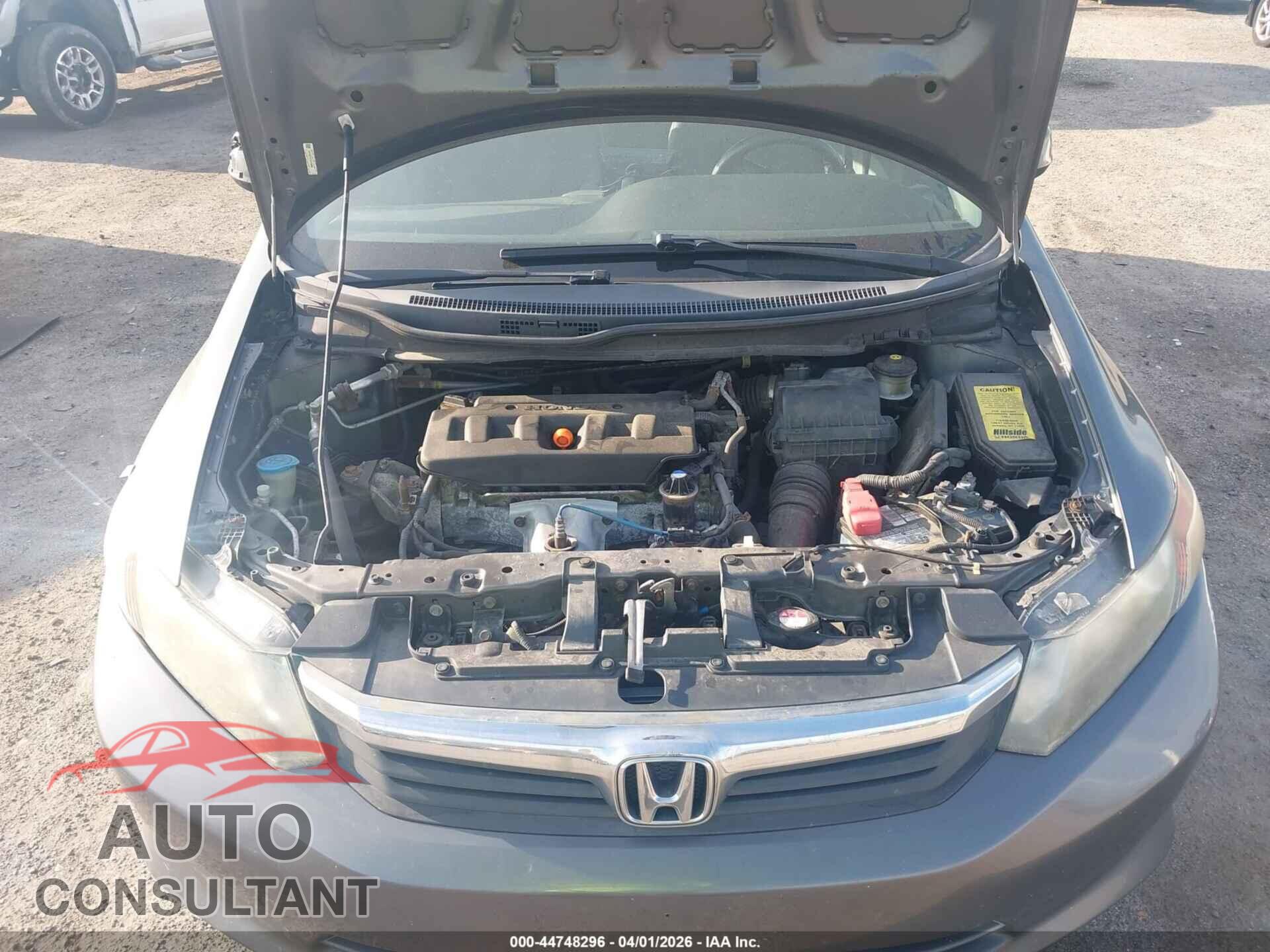 HONDA CIVIC 2012 - 19XFB2F57CE310869