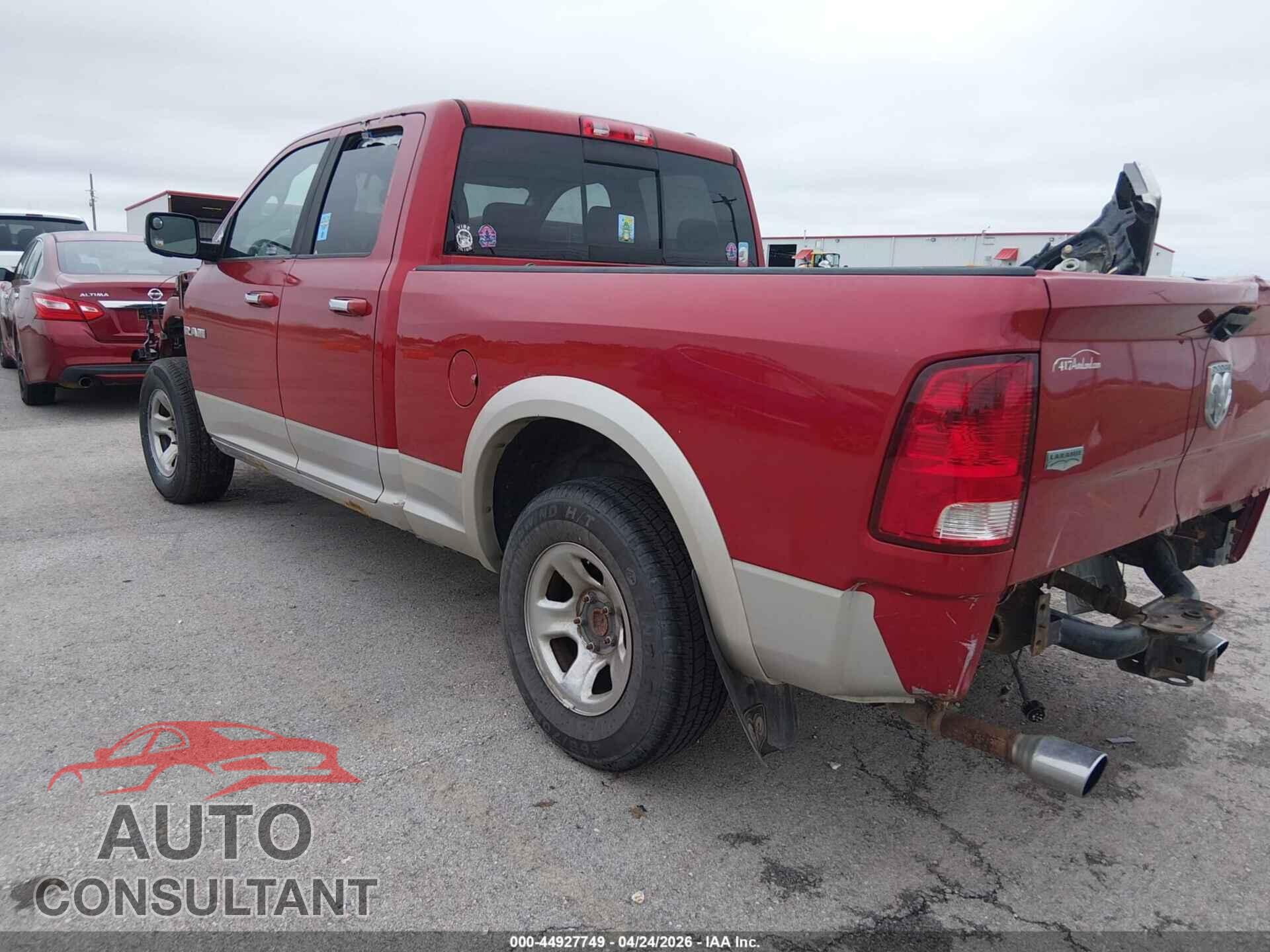 DODGE RAM 1500 2009 - 1D3HV18T19S822016