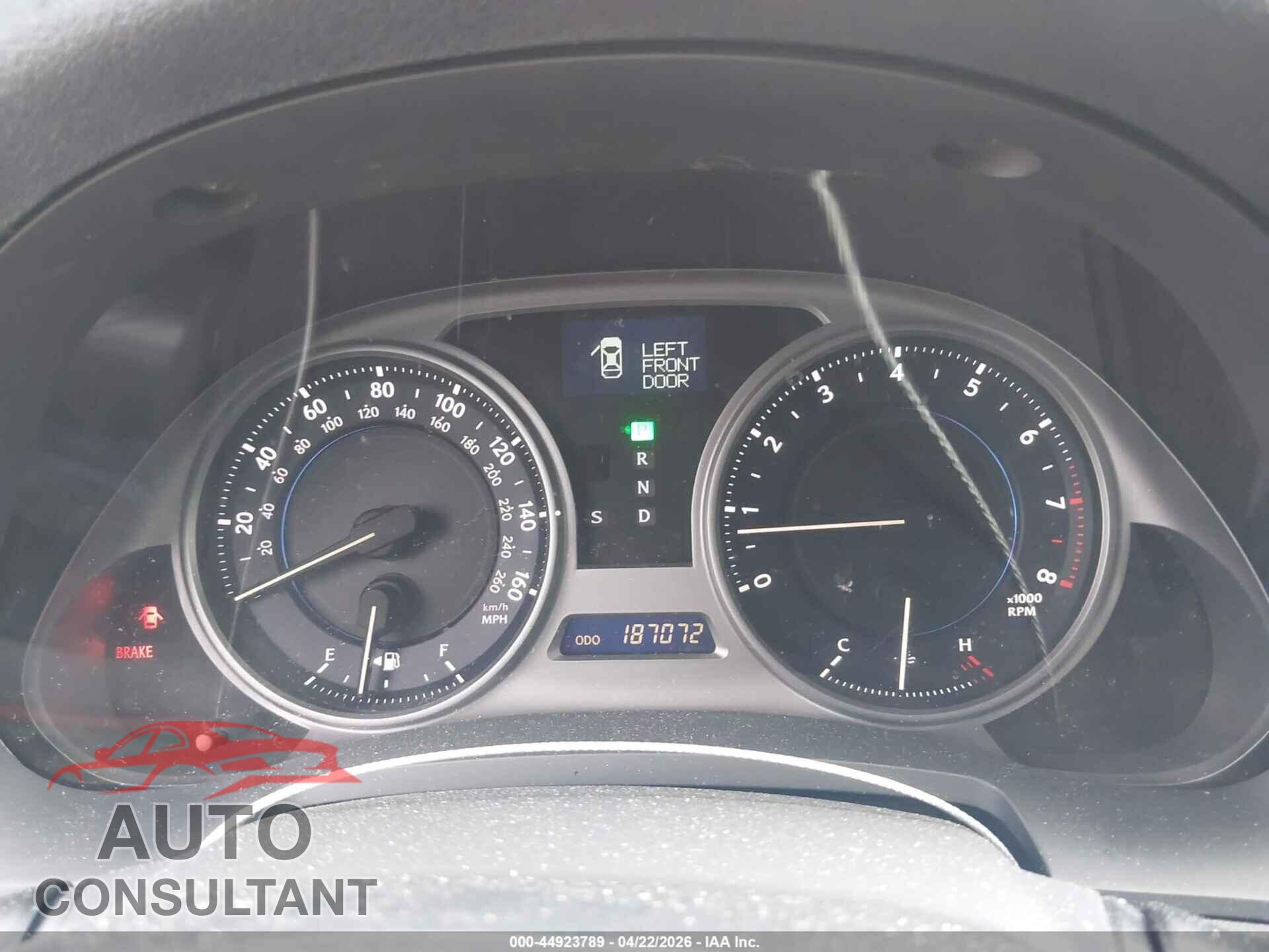 LEXUS IS 250 2009 - JTHCK262092031342