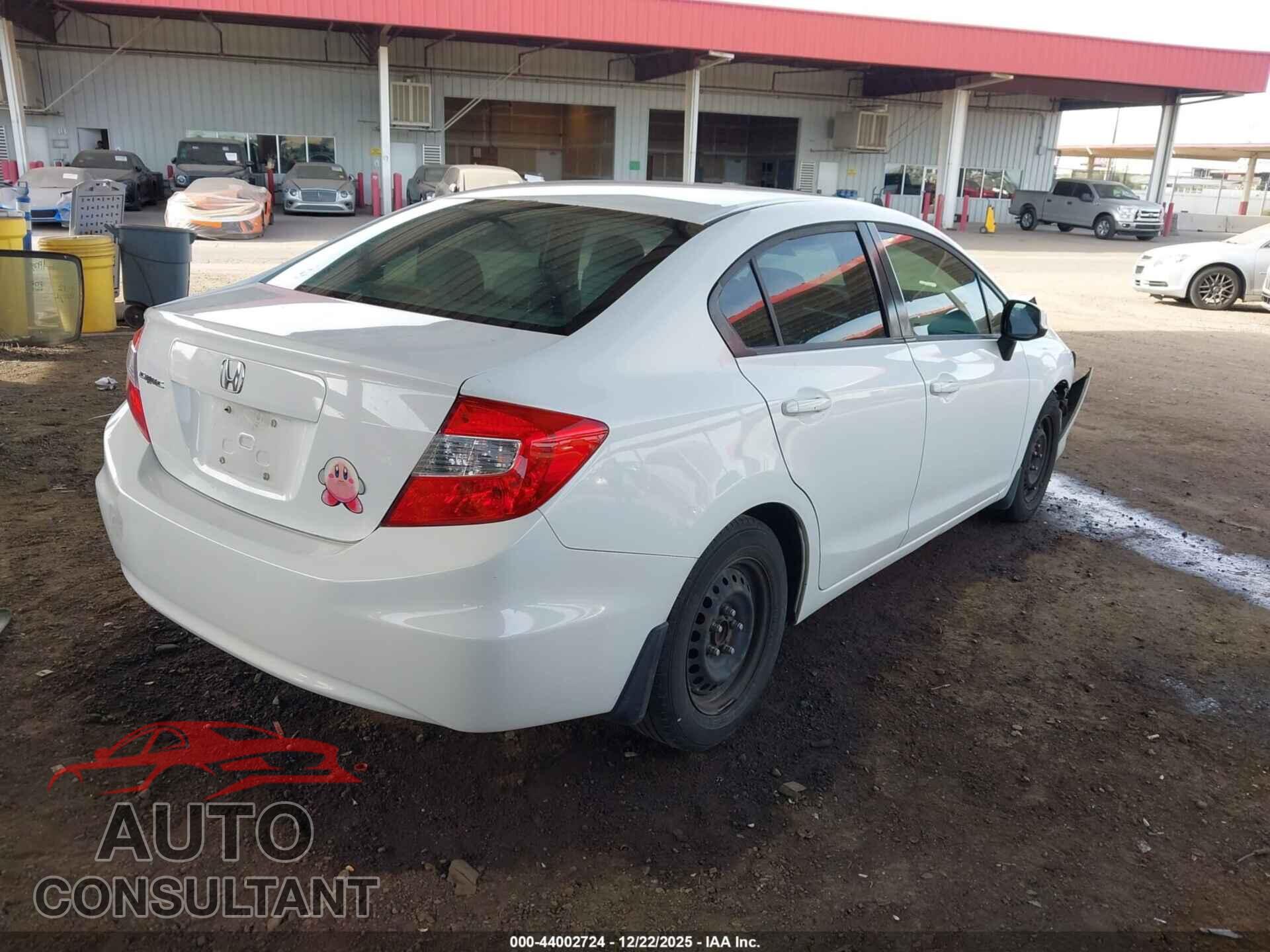 HONDA CIVIC 2012 - 2HGFB2F5XCH315828