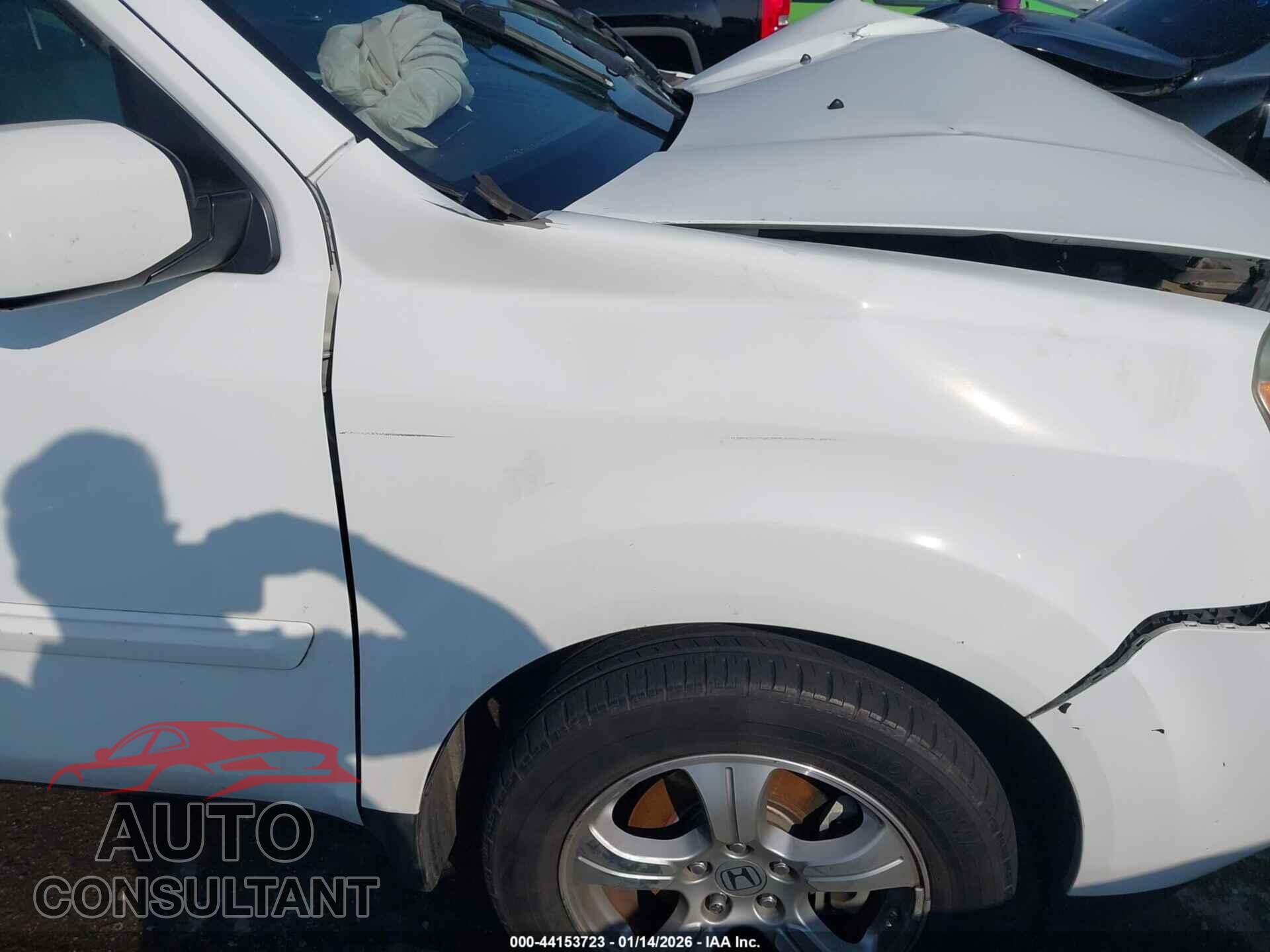 HONDA PILOT 2013 - 5FNYF3H70DB026691