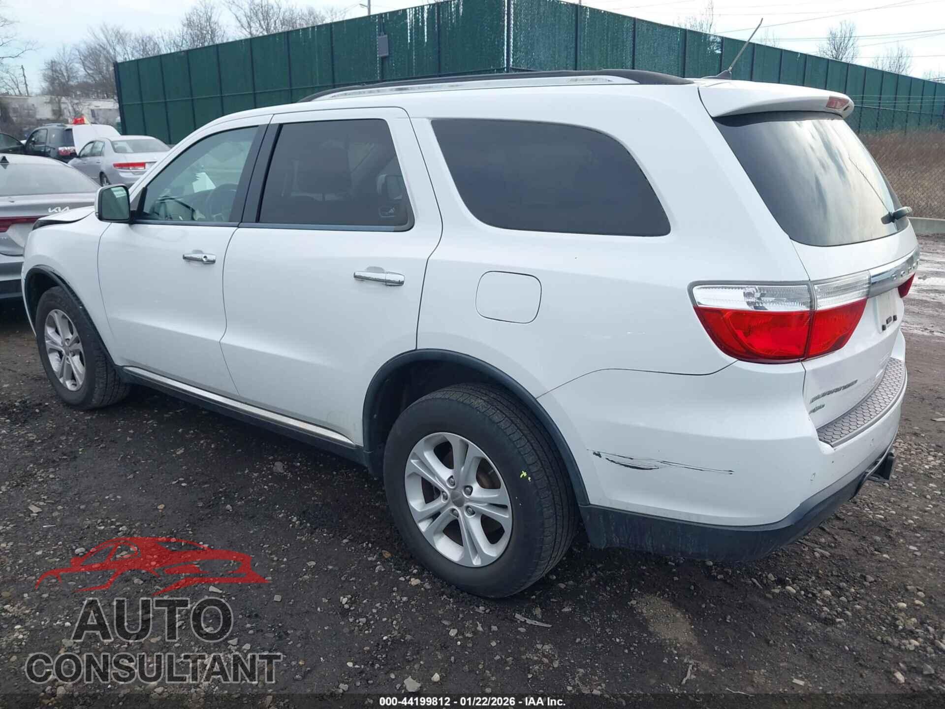 DODGE DURANGO 2013 - 1C4RDJDG8DC597279