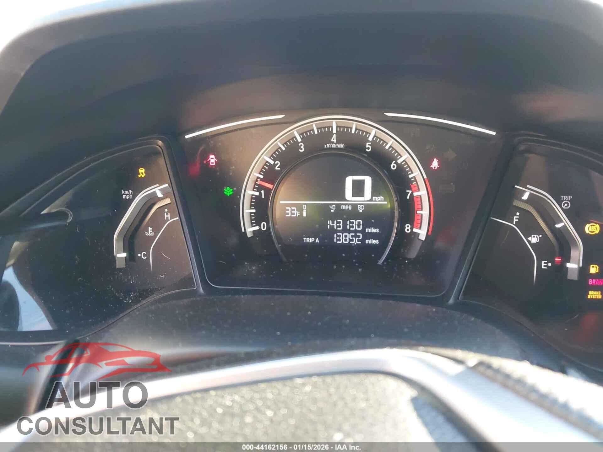 HONDA CIVIC 2017 - 19XFC2E52HE080745