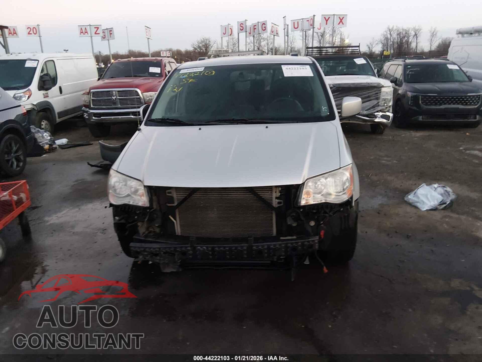 DODGE GRAND CARAVAN 2012 - 2C4RDGDG2CR299058