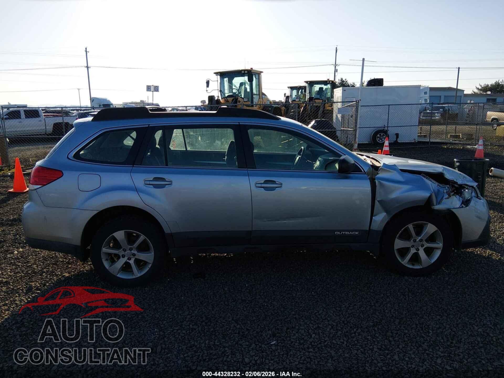 SUBARU OUTBACK 2014 - 4S4BRBAC7E3249593