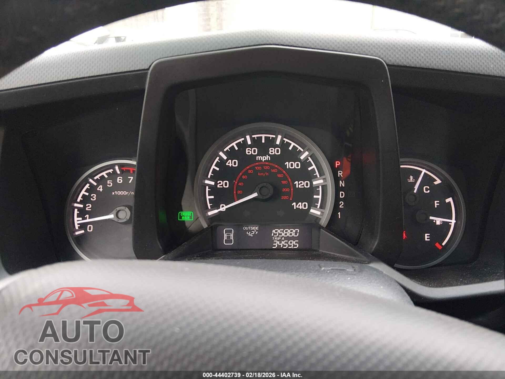 HONDA RIDGELINE 2011 - 5FPYK1F53BB451392