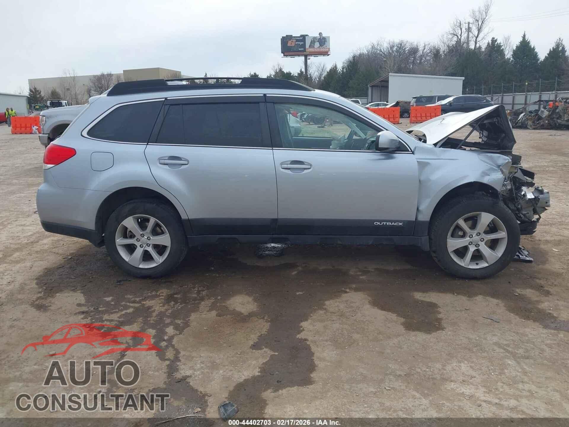 SUBARU OUTBACK 2013 - 4S4BRCCC7D3284829