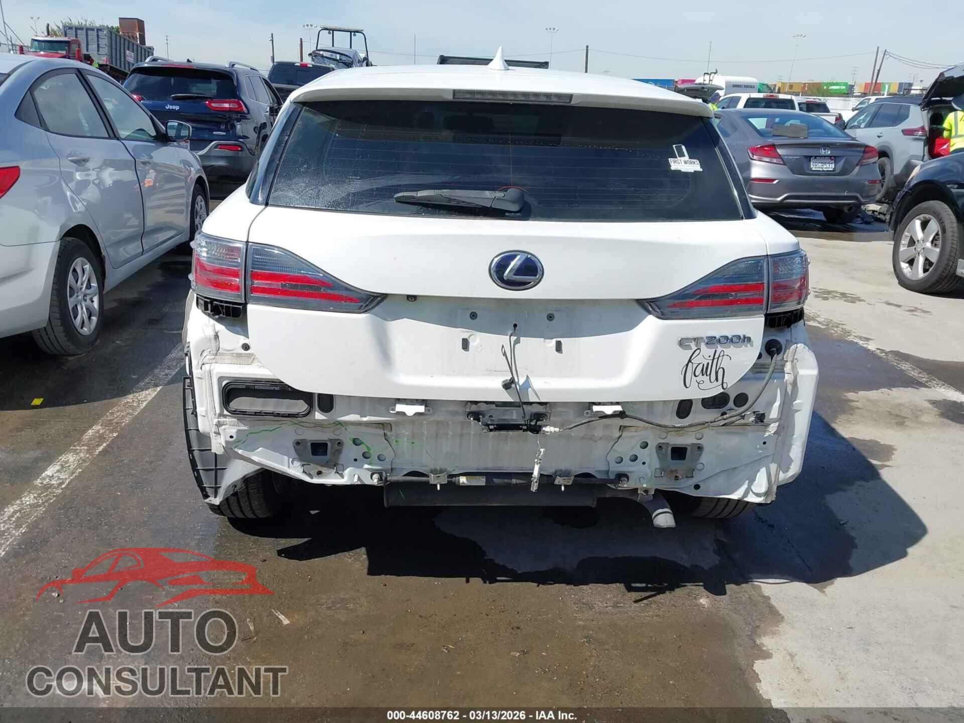 LEXUS CT 2017 - JTHKD5BH1H2288039