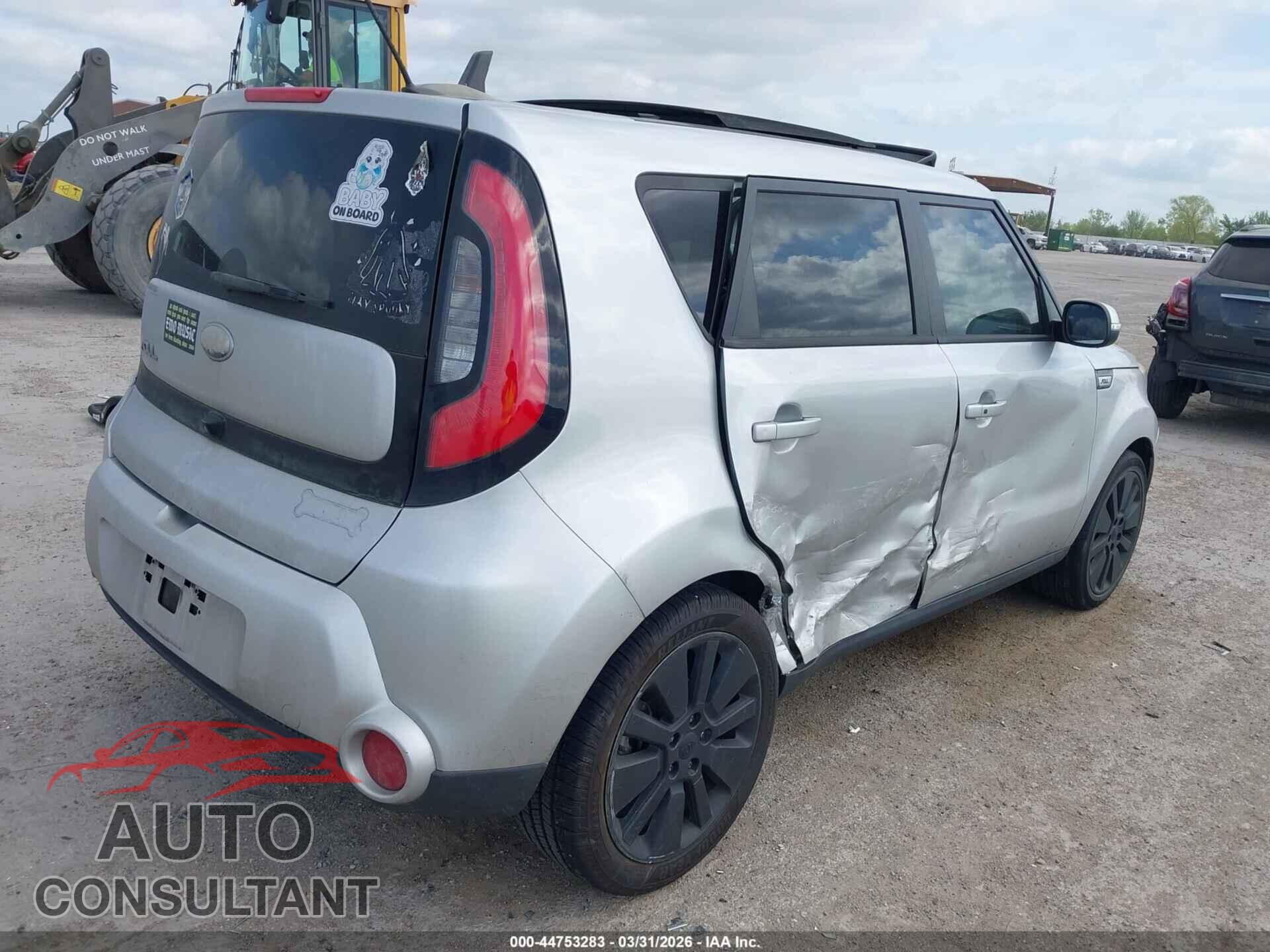 KIA SOUL 2014 - KNDJX3A58E7701847