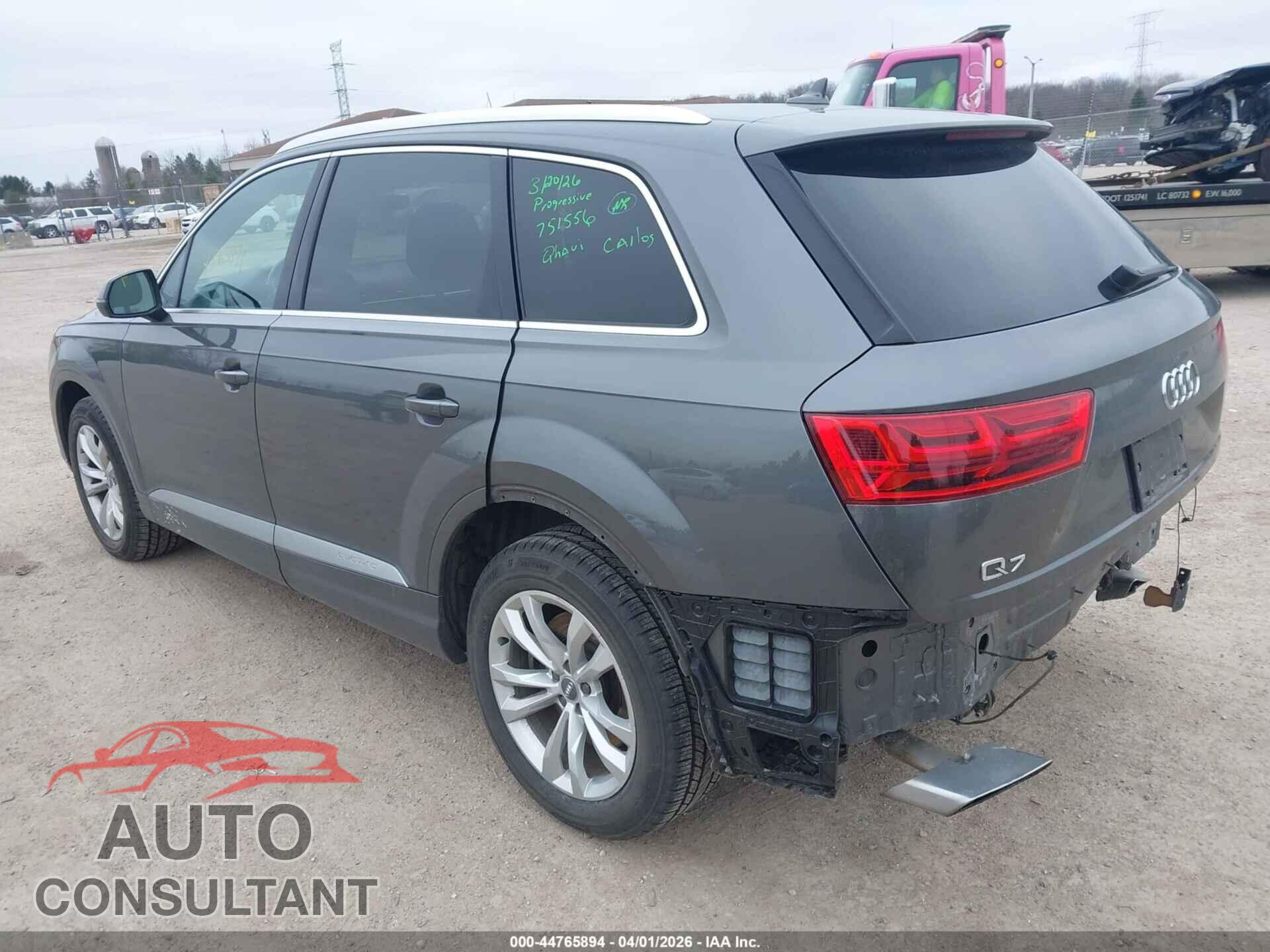 AUDI Q7 2019 - WA1AAAF70KD013493