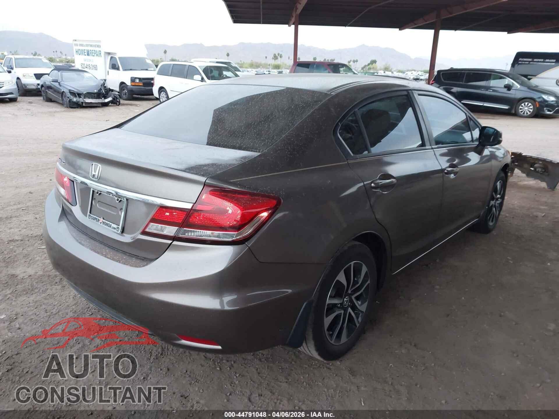 HONDA CIVIC 2013 - 2HGFB2F9XDH506265