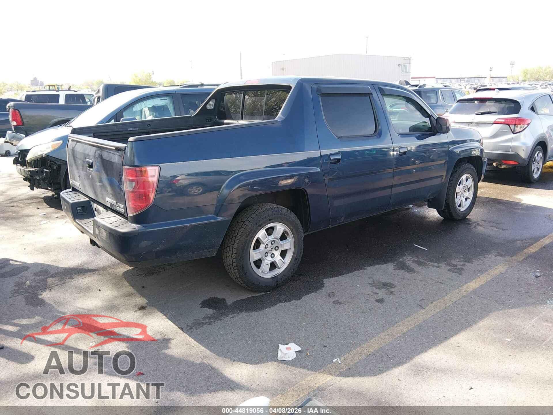 HONDA RIDGELINE 2011 - 5FPYK1F47BB001865