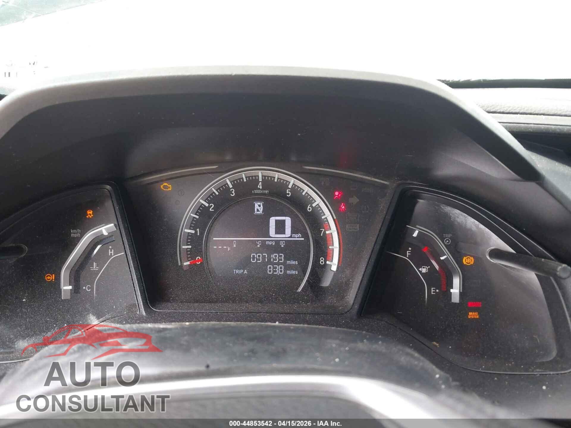 HONDA CIVIC 2018 - 2HGFC2F57JH554831