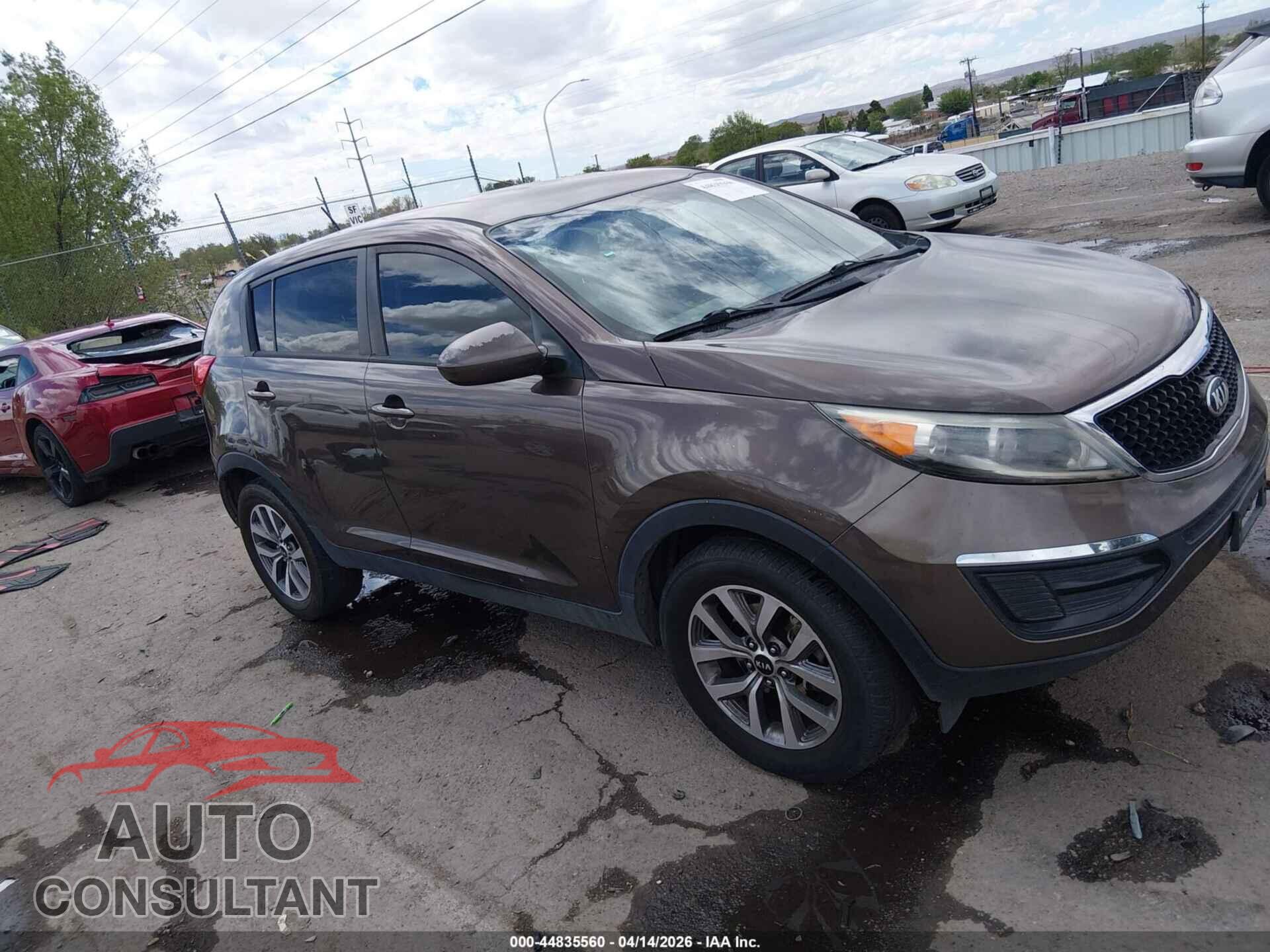 KIA SPORTAGE 2014 - KNDPB3AC8E7606616