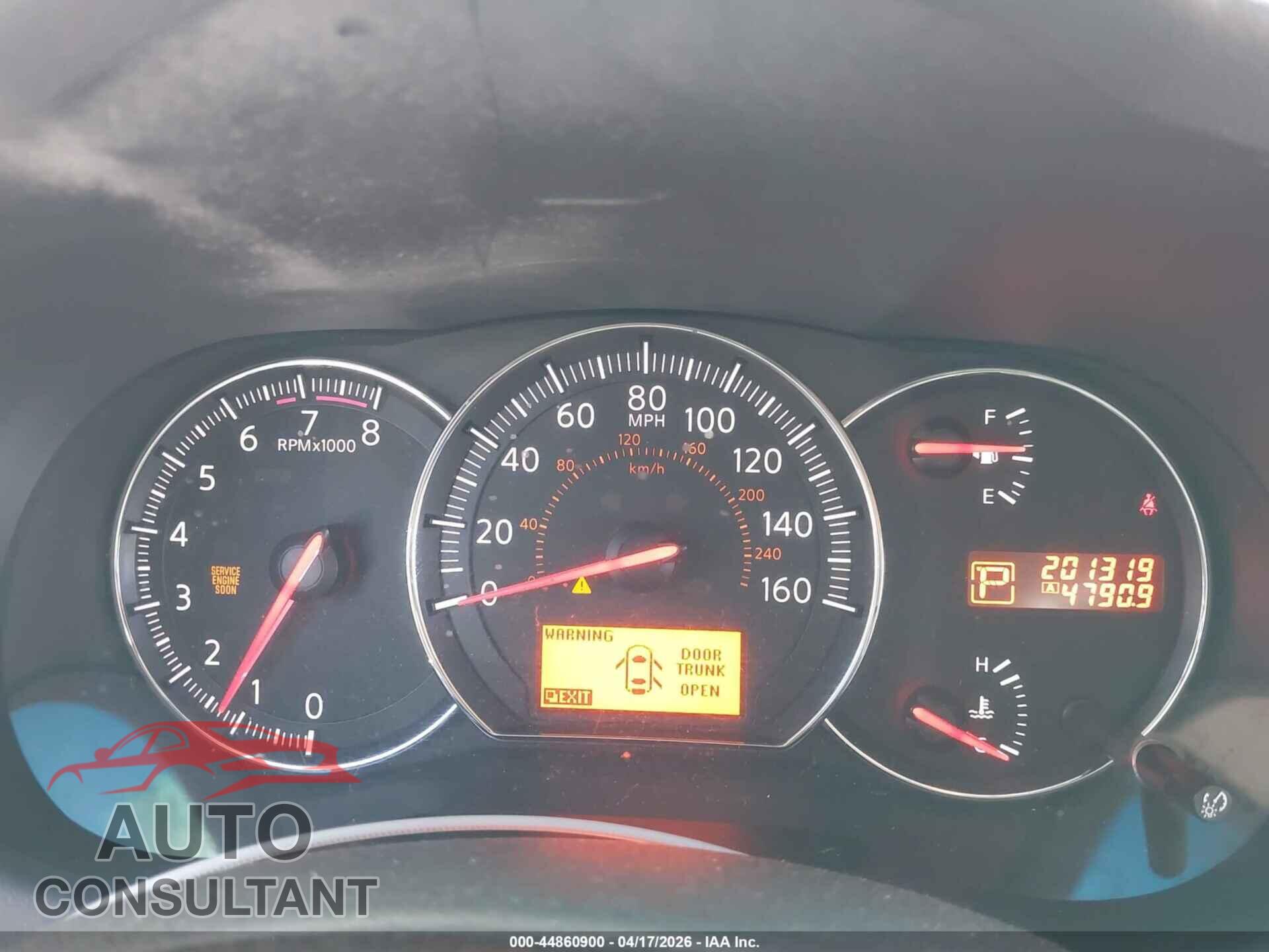 NISSAN MAXIMA 2011 - 1N4AA5AP1BC843304