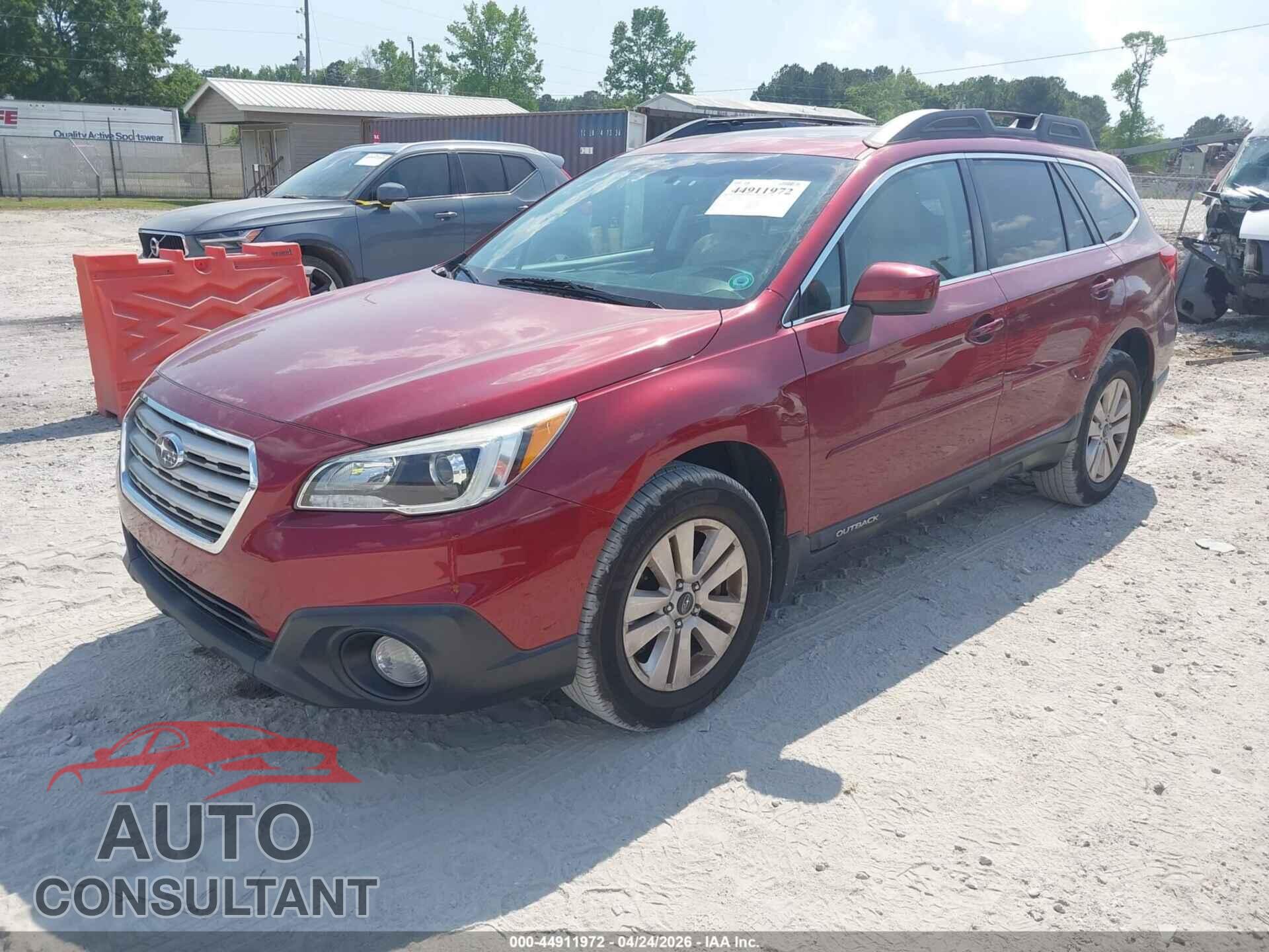 SUBARU OUTBACK 2016 - 4S4BSBDC7G3243652