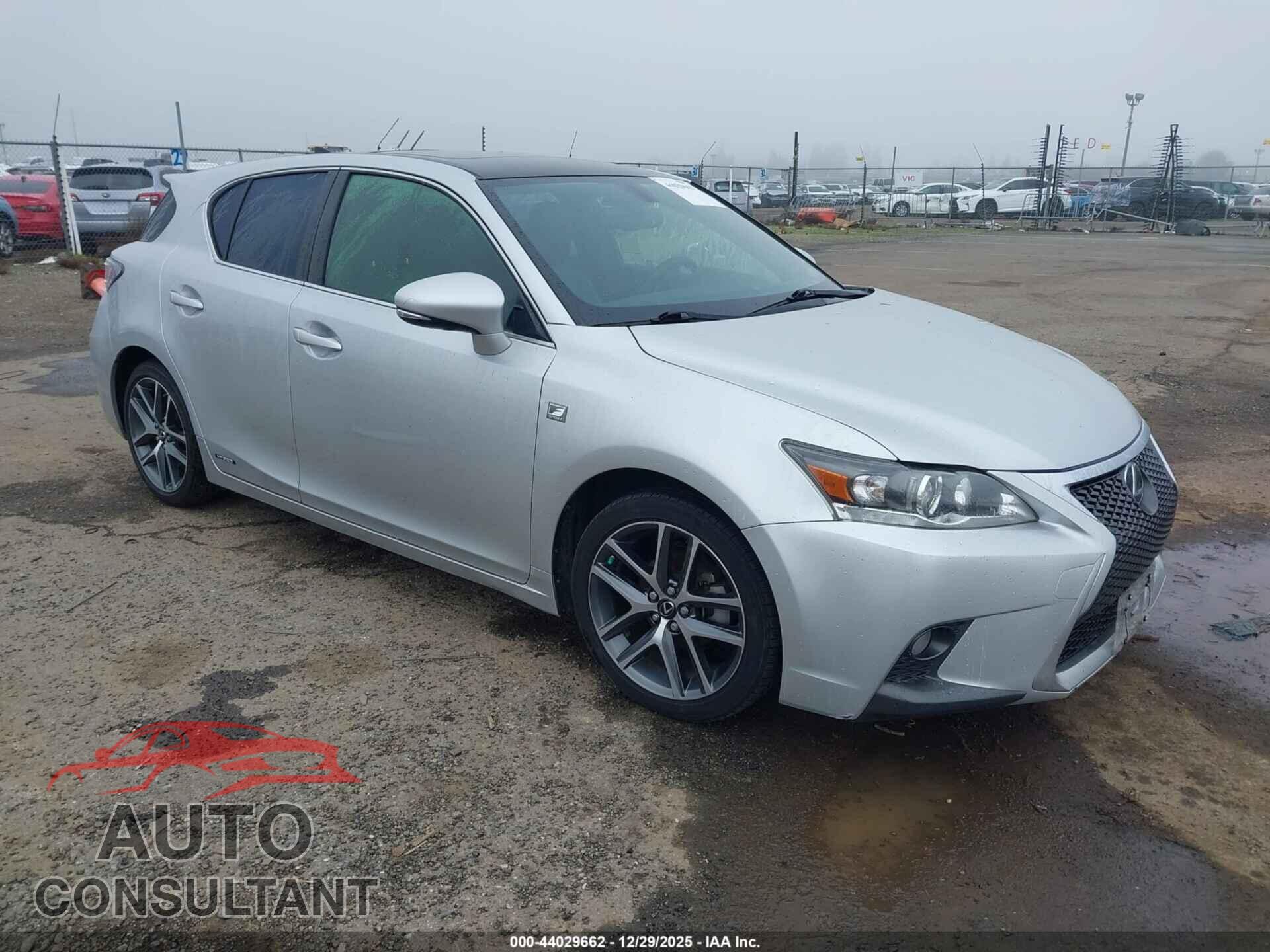 LEXUS CT 200H 2014 - JTHKD5BH1E2194173