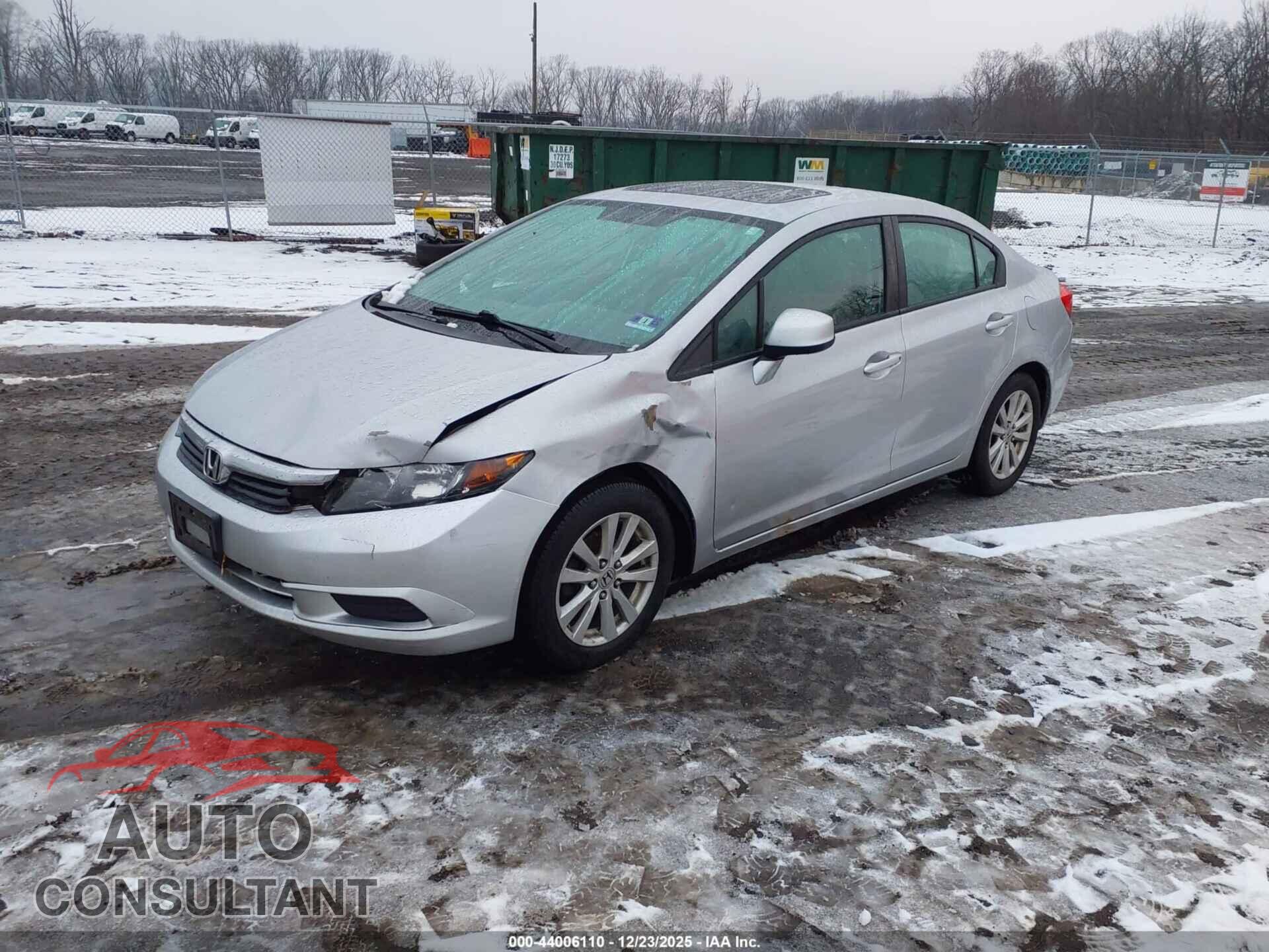 HONDA CIVIC 2012 - 2HGFB2F96CH573721