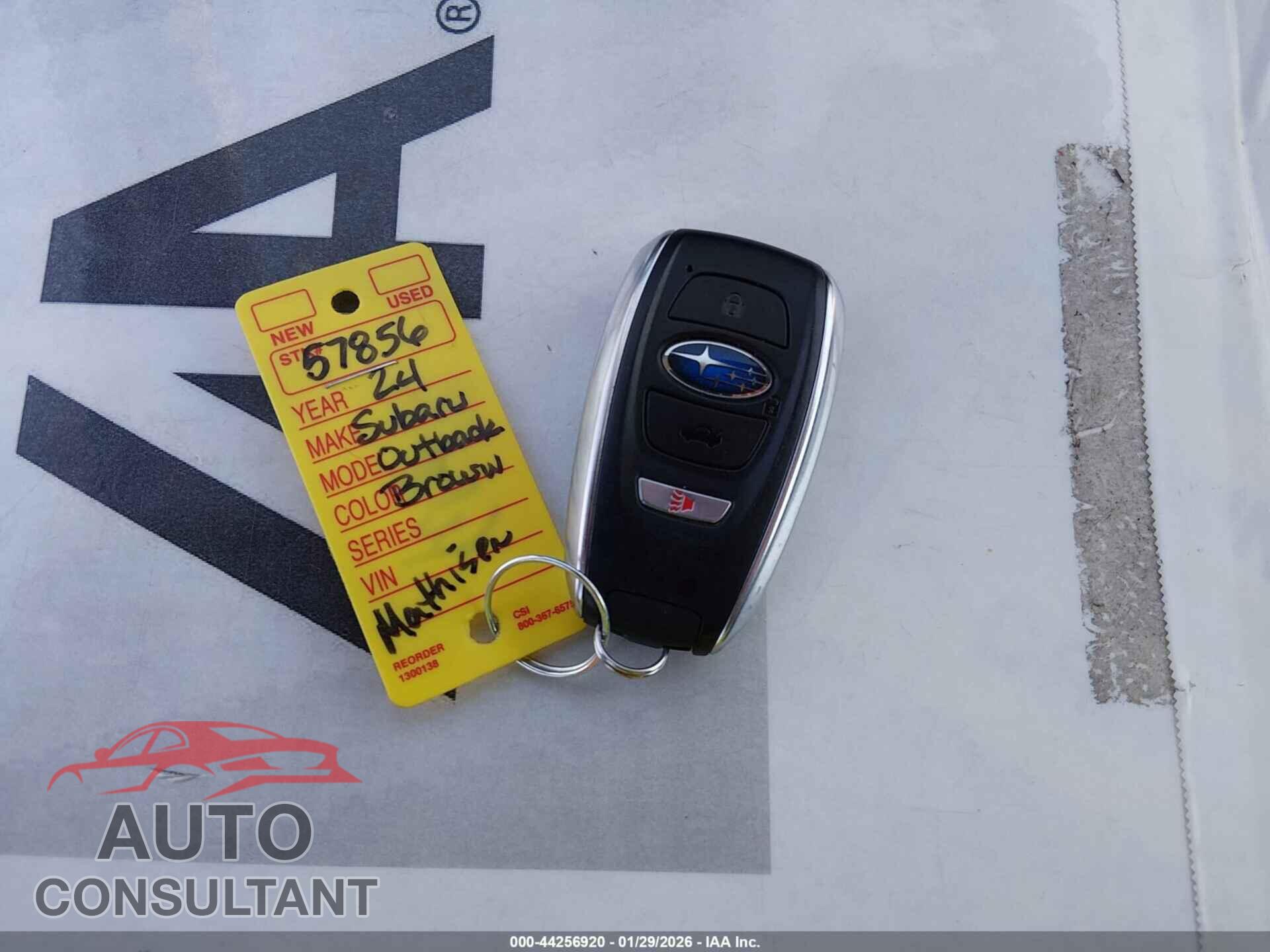 SUBARU OUTBACK 2024 - 4S4BTGPD7R3255057