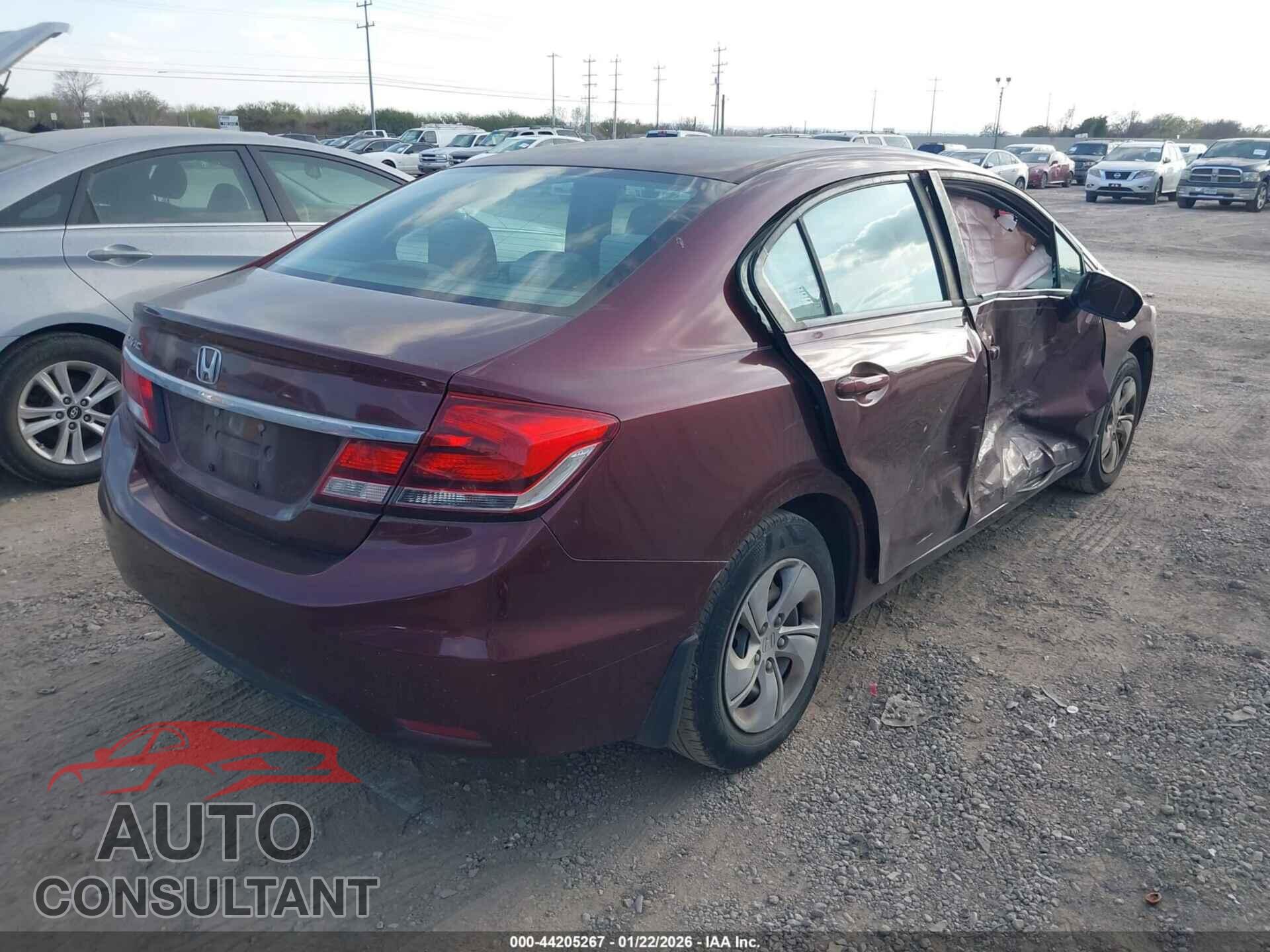 HONDA CIVIC 2014 - 19XFB2F59EE057900