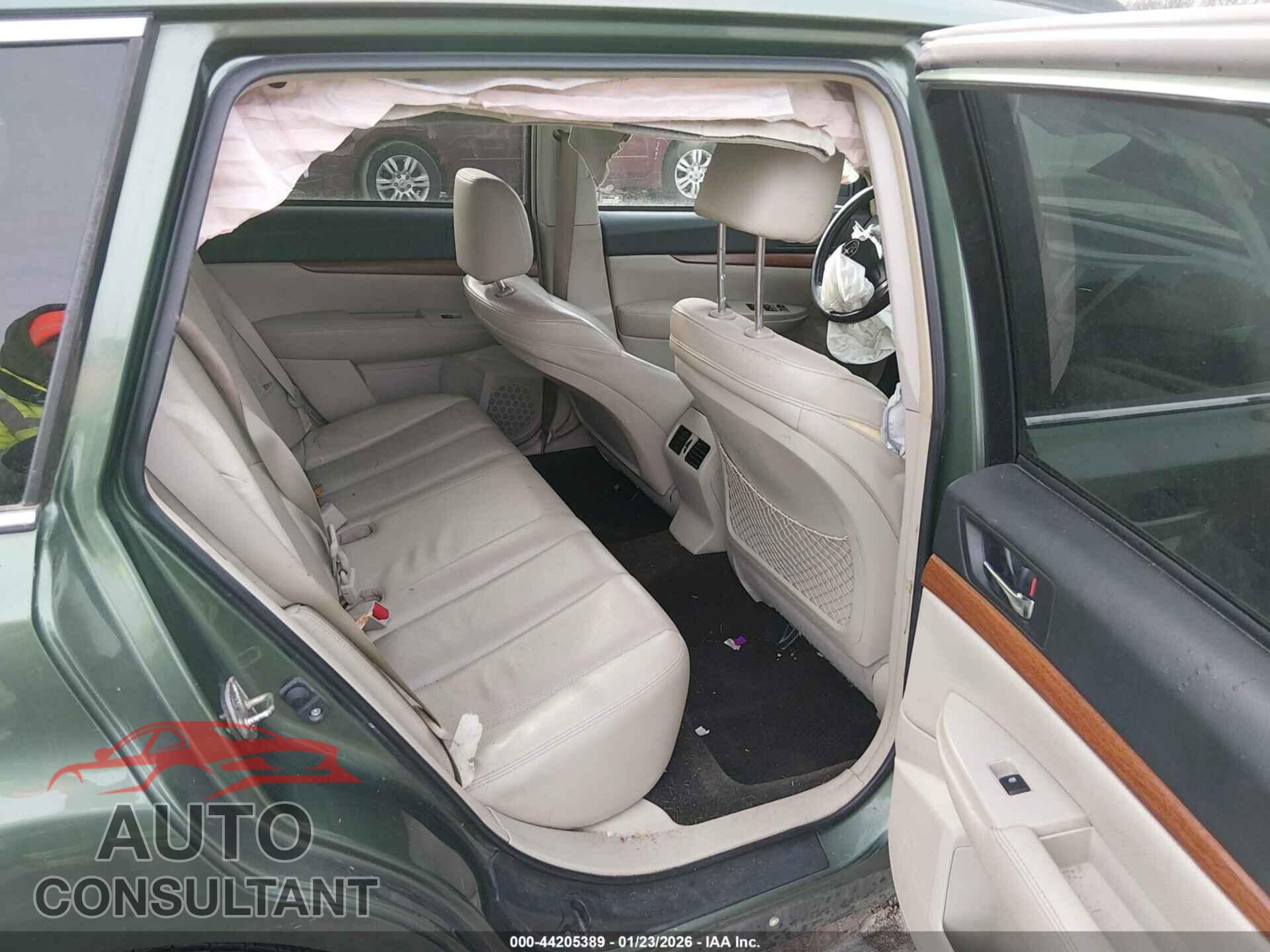 SUBARU OUTBACK 2013 - 4S4BRBPC9D3214978