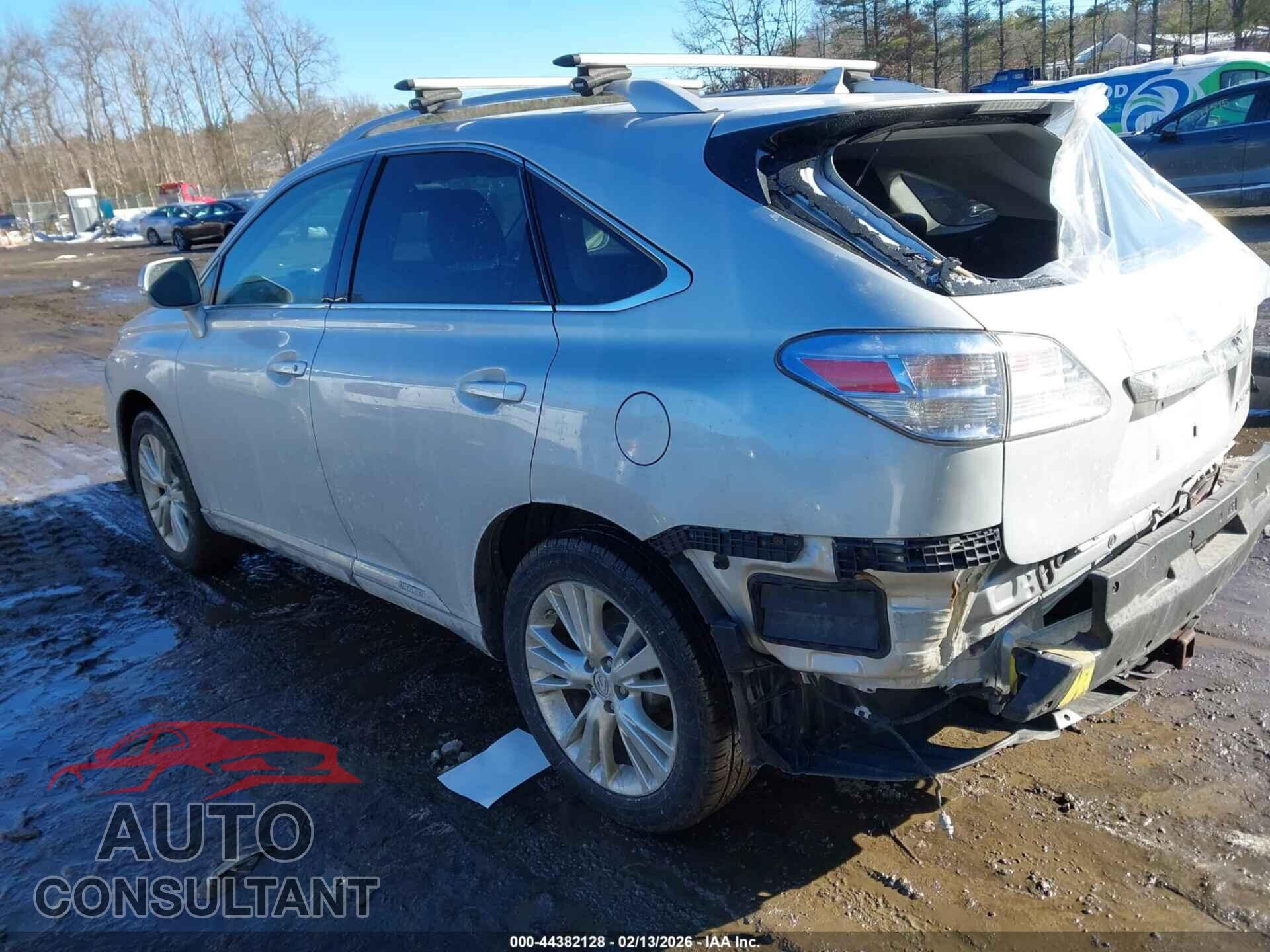 LEXUS RX 450H 2011 - JTJBC1BA7B2045064