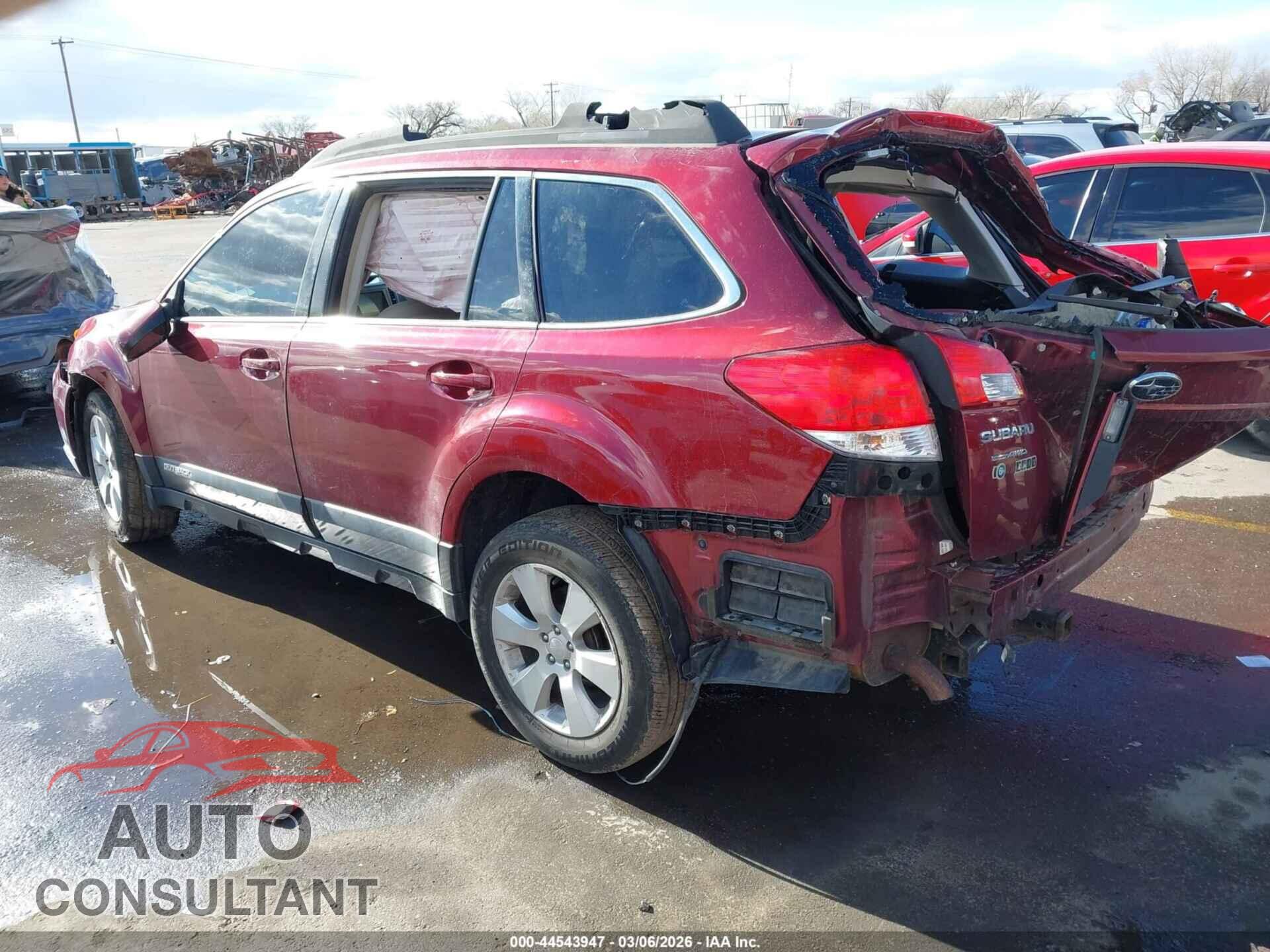 SUBARU OUTBACK 2011 - 4S4BRCCC9B3370169