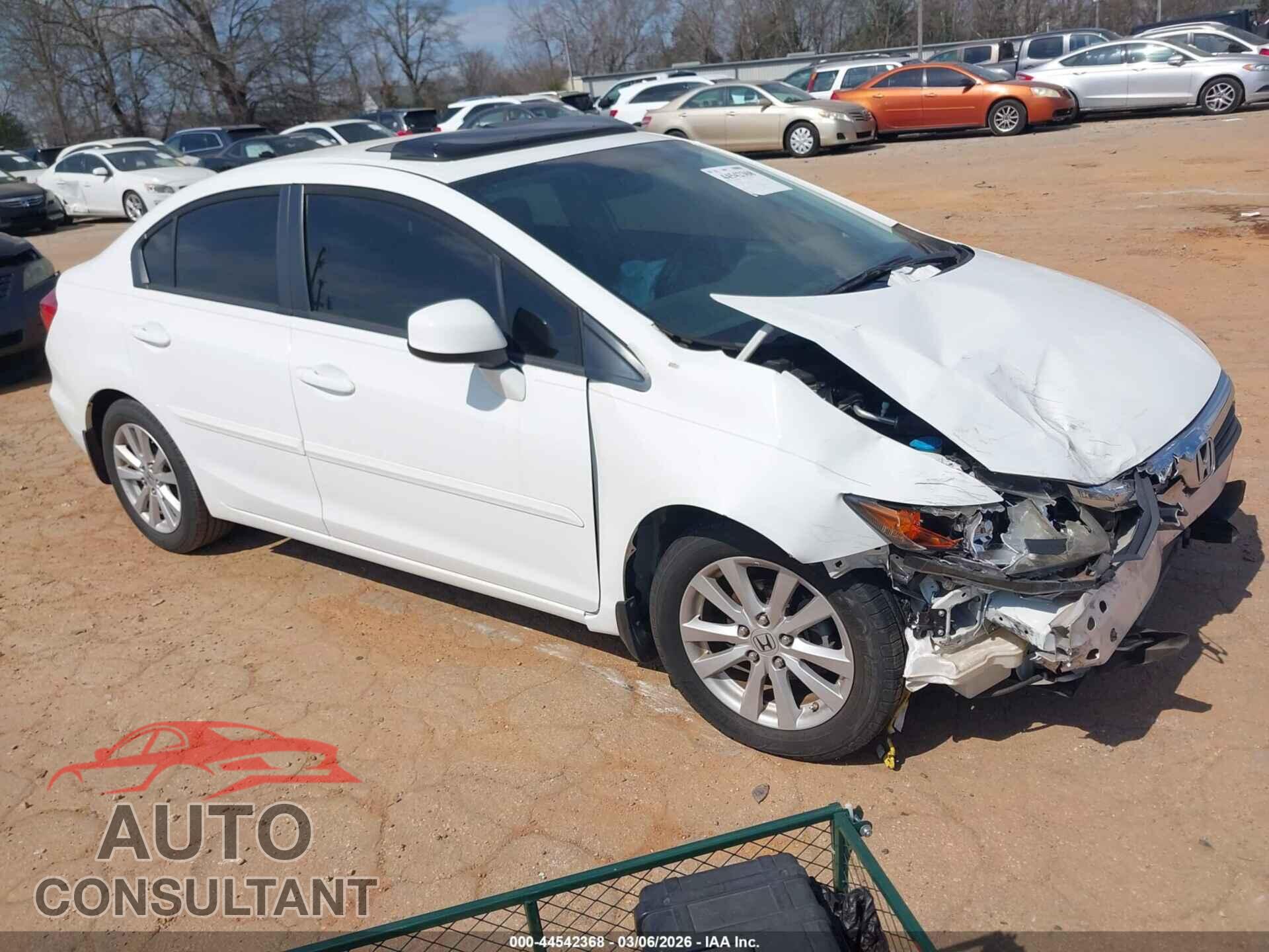 HONDA CIVIC 2012 - 2HGFB2F92CH548590