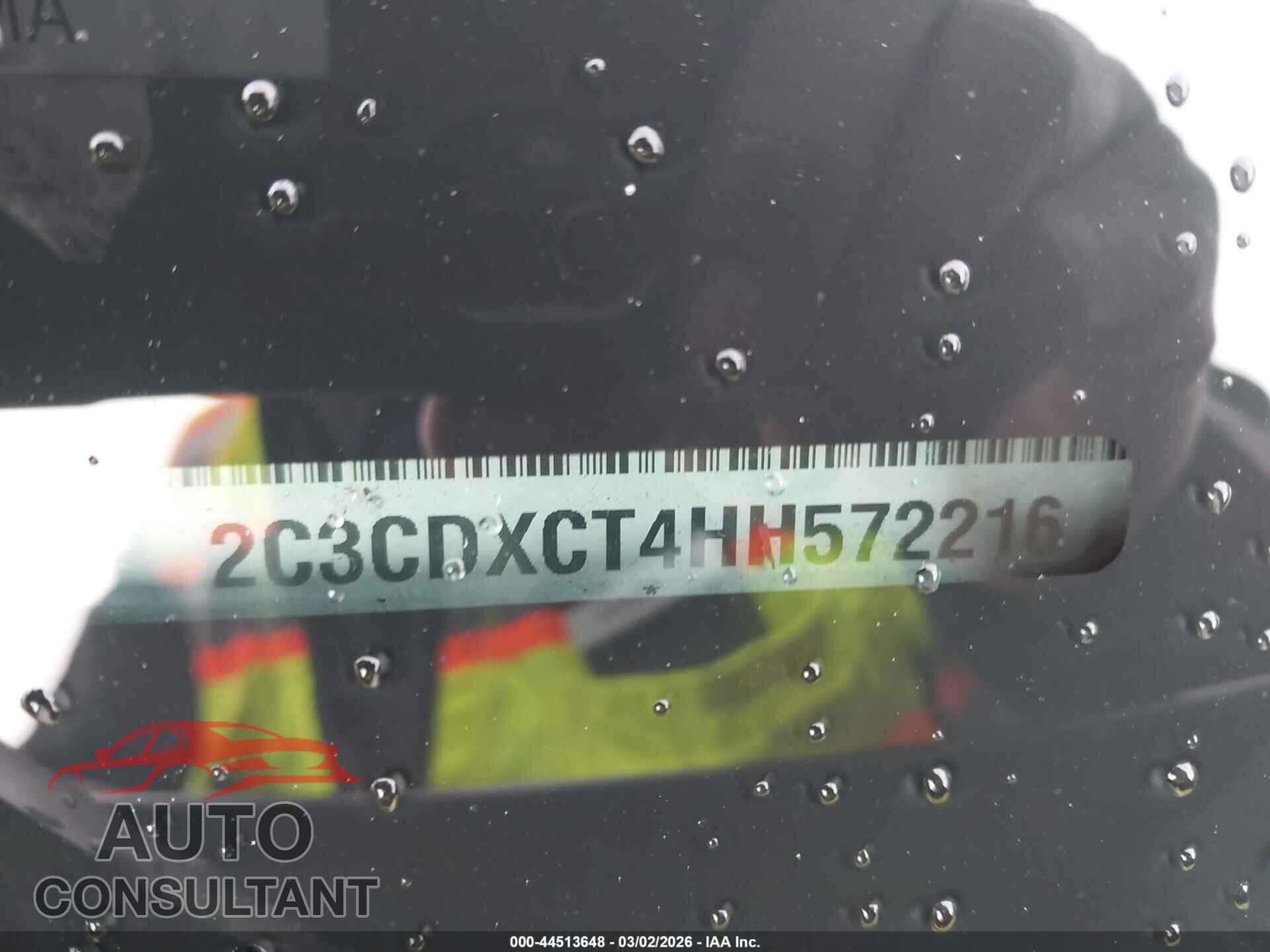 DODGE CHARGER 2017 - 2C3CDXCT4HH572216