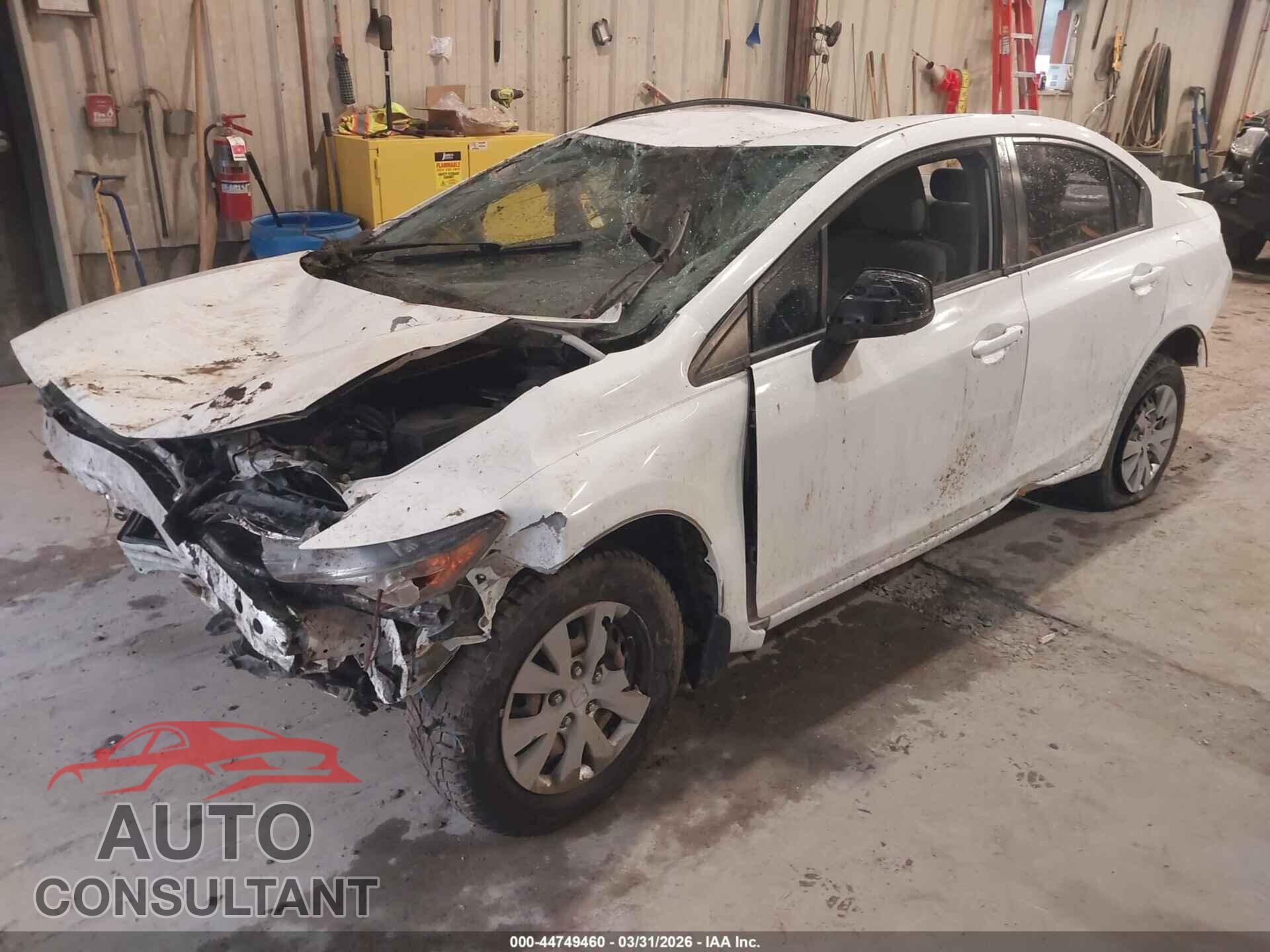 HONDA CIVIC 2012 - 19XFB2F51CE342698