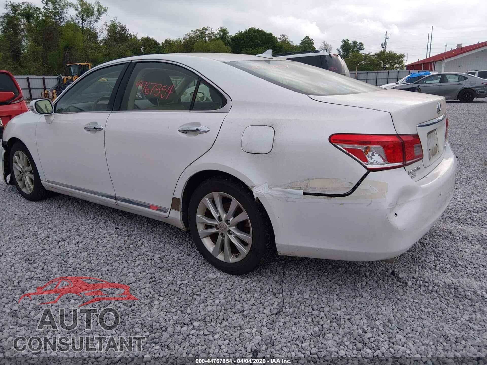 LEXUS ES 350 2010 - JTHBK1EG8A2400827