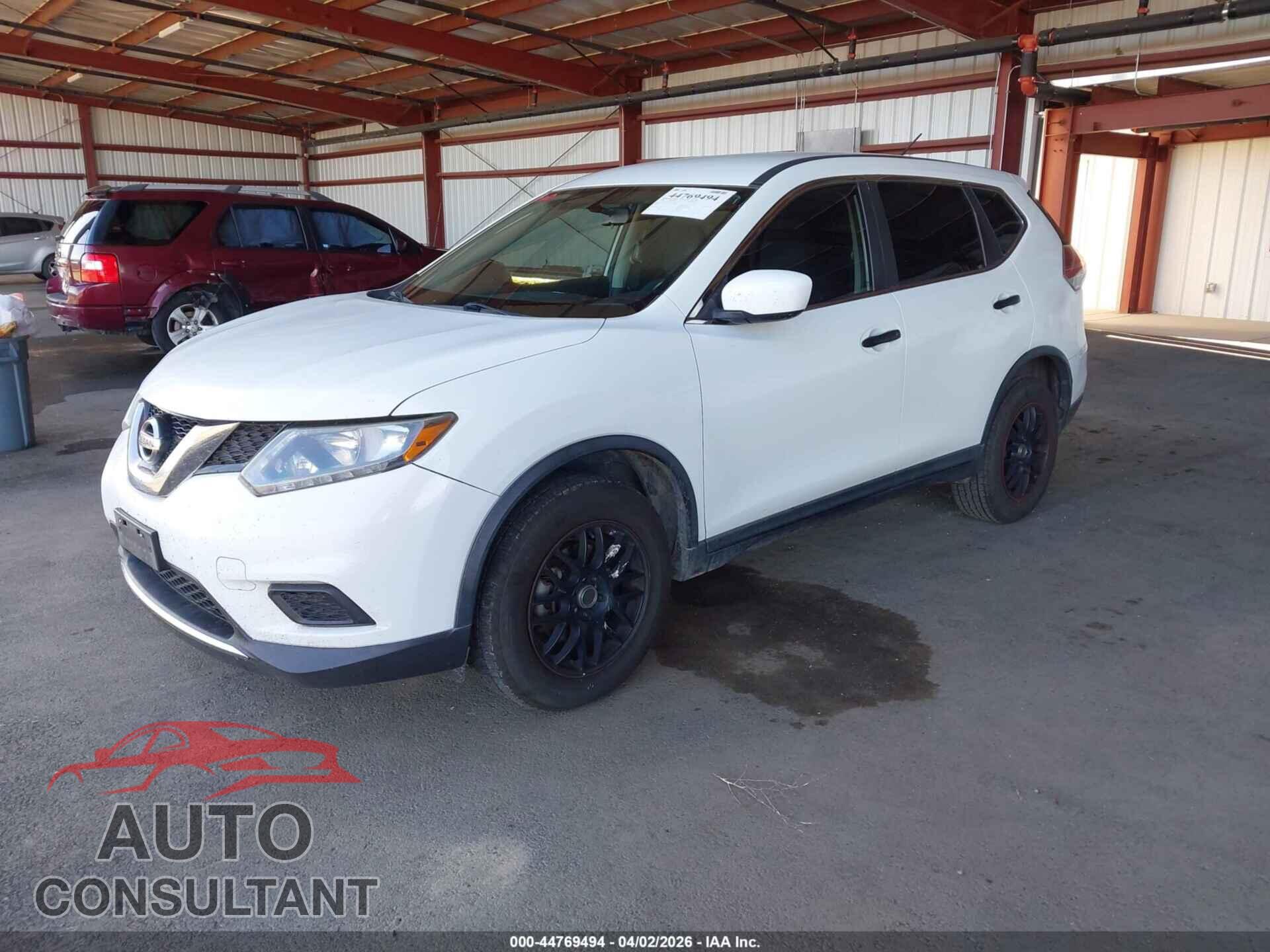 NISSAN ROGUE 2016 - KNMAT2MV5GP675650