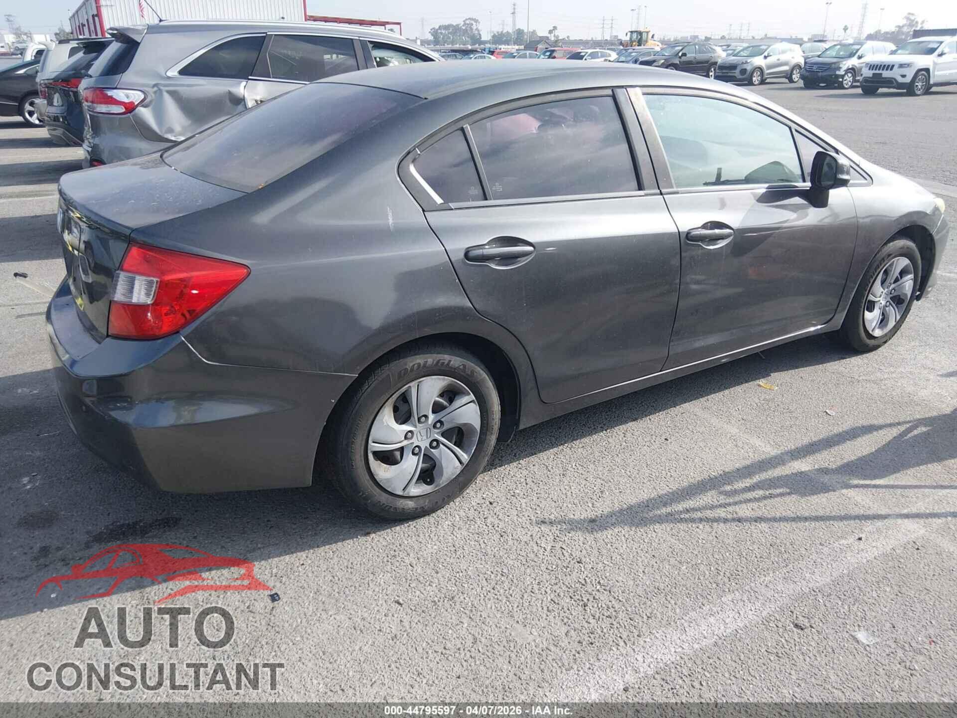 HONDA CIVIC 2012 - 19XFB2F52CE356058
