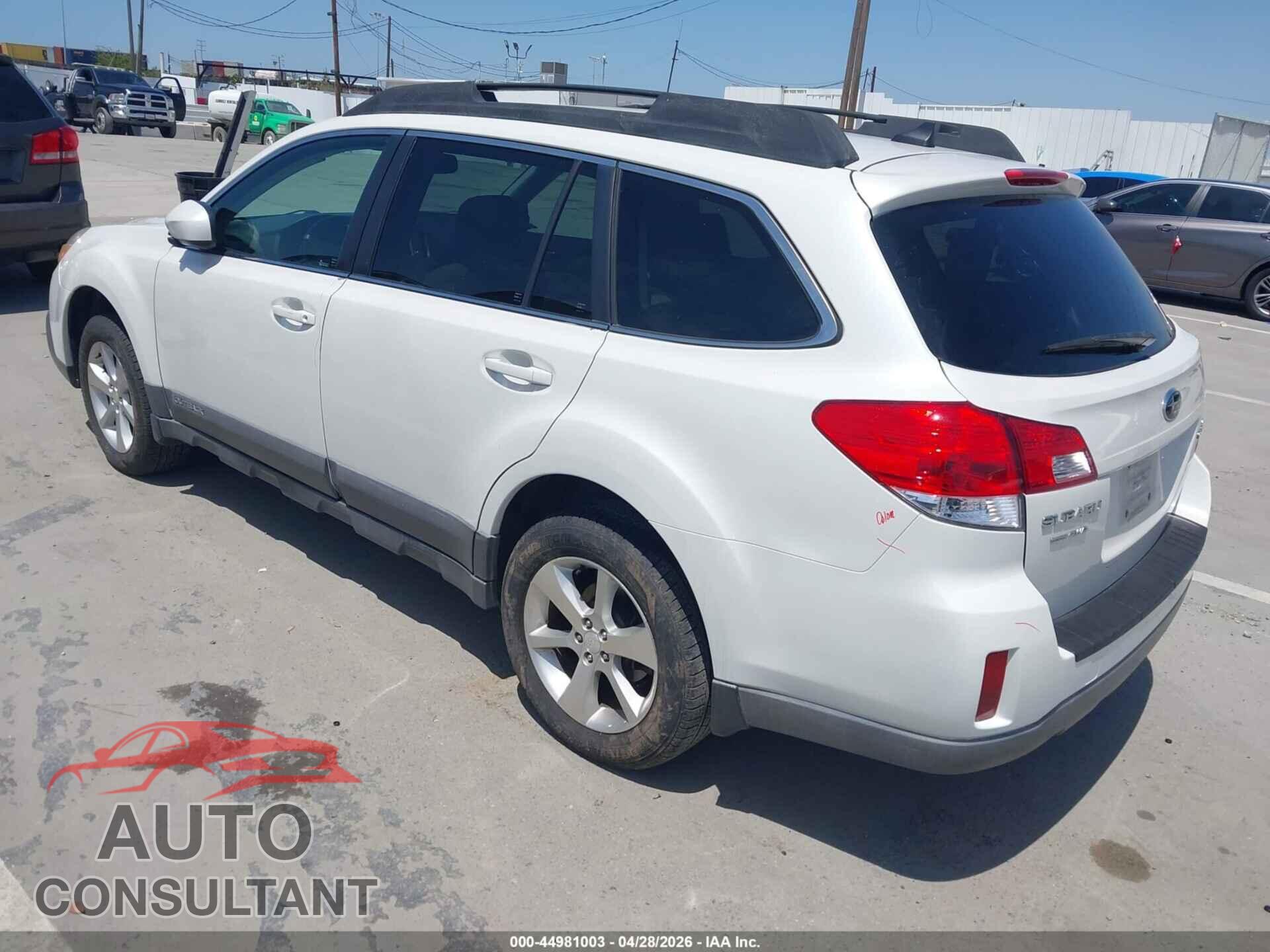 SUBARU OUTBACK 2013 - 4S4BRBKC2D3223965