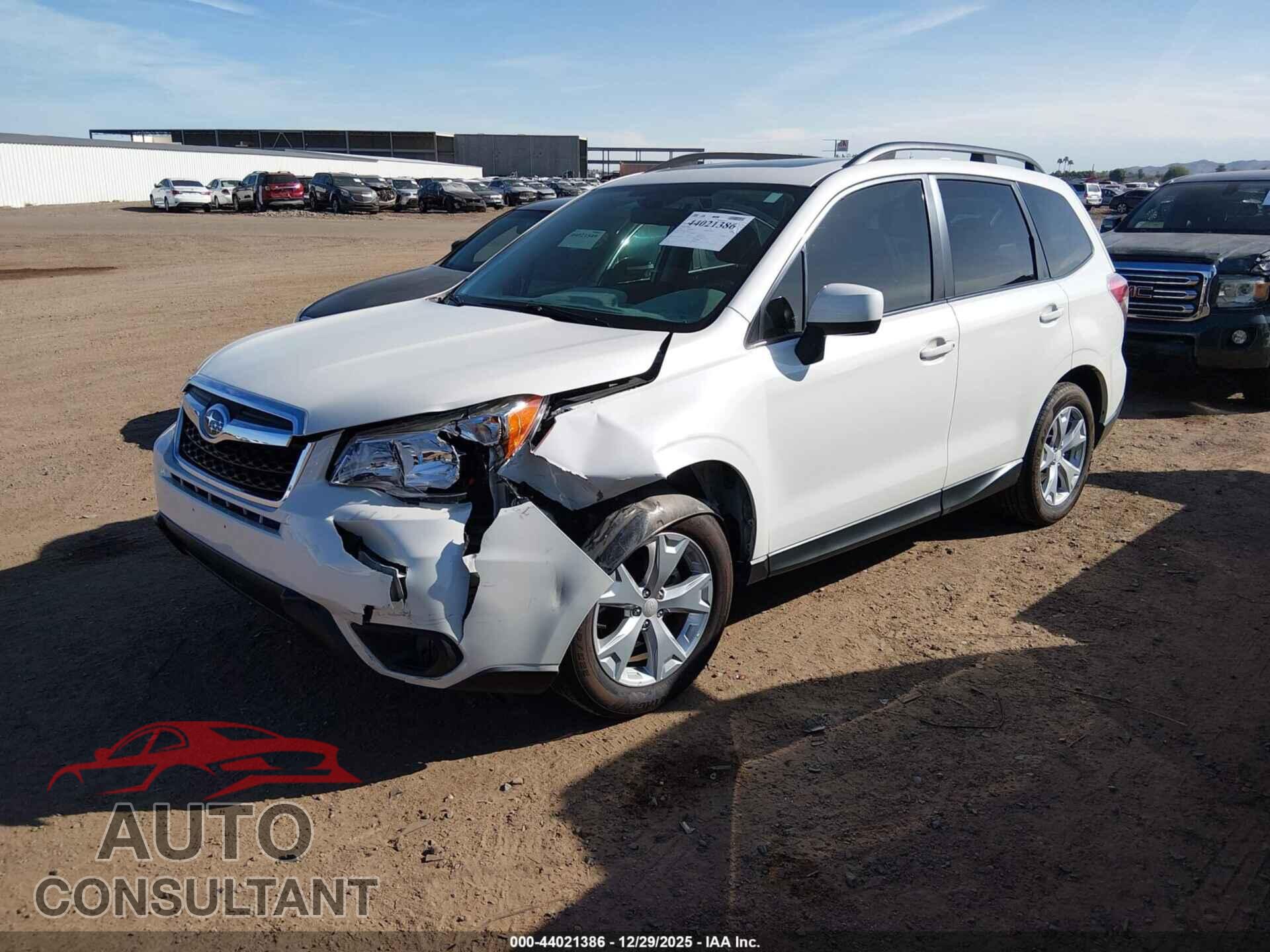 SUBARU FORESTER 2016 - JF2SJAFC0GH522251